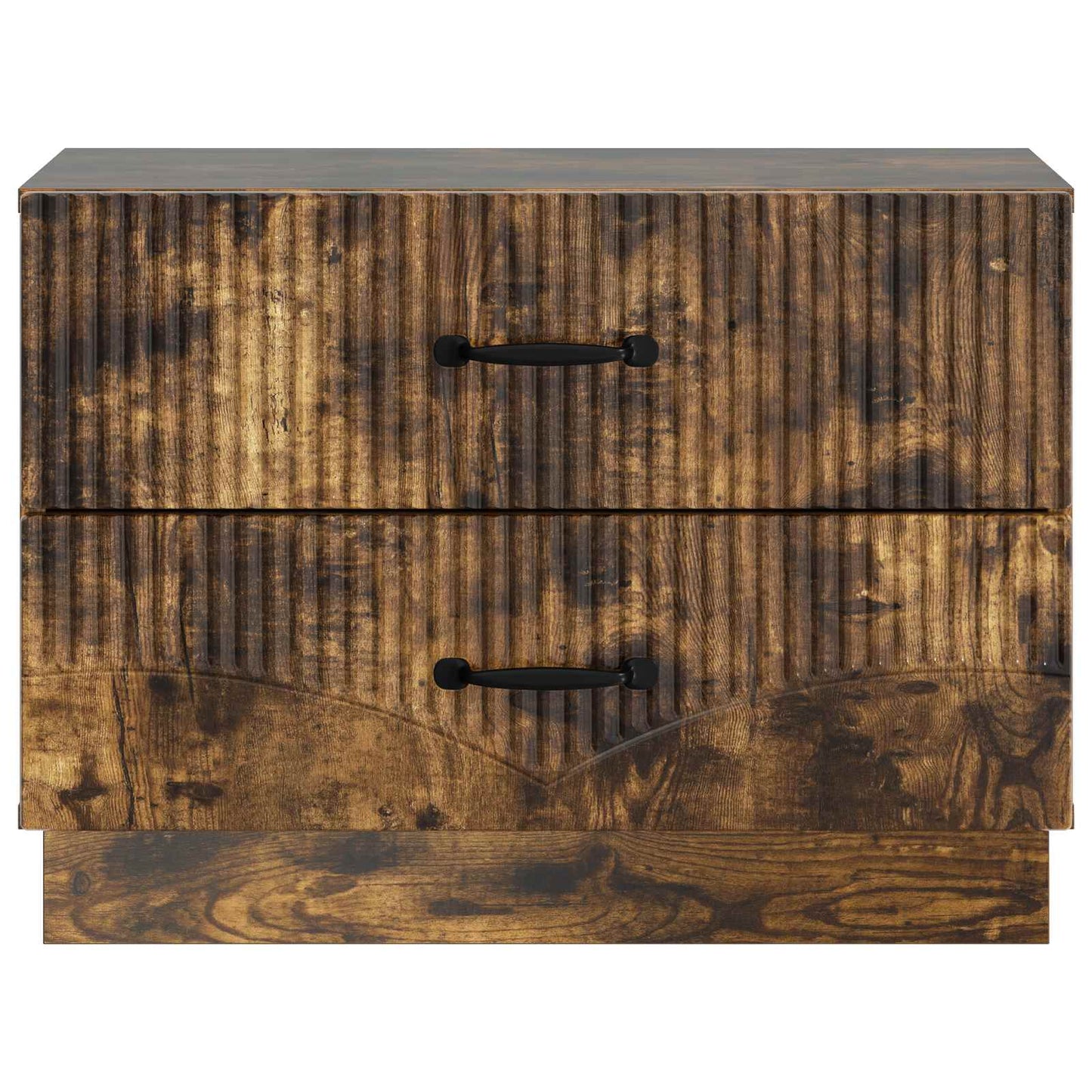 Nattbordskap Røkt Eik 62 x 34,5 x 44,5 cm Konstruert tre
