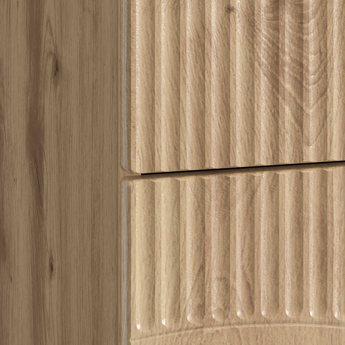 Nattbordskap Artisan eik 62 x 34,5 x 44,5 cm Konstruert tre