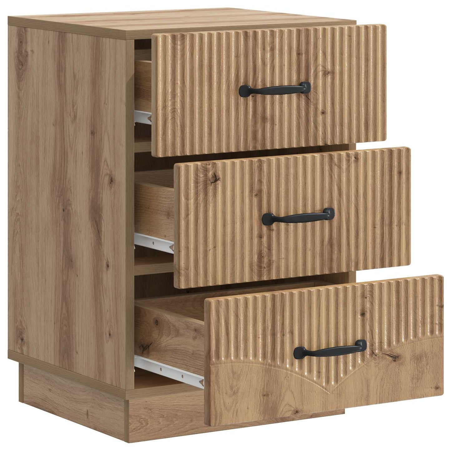 Nattbordskap Artisan eik 43 x 41 x 63,5 cm Konstruert tre