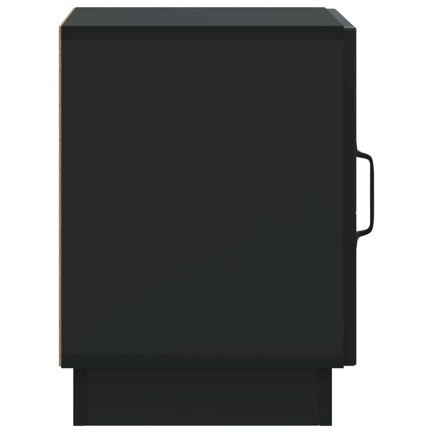 Nattbord Svart 43 x 34,5 x 47 cm Konstruert tre