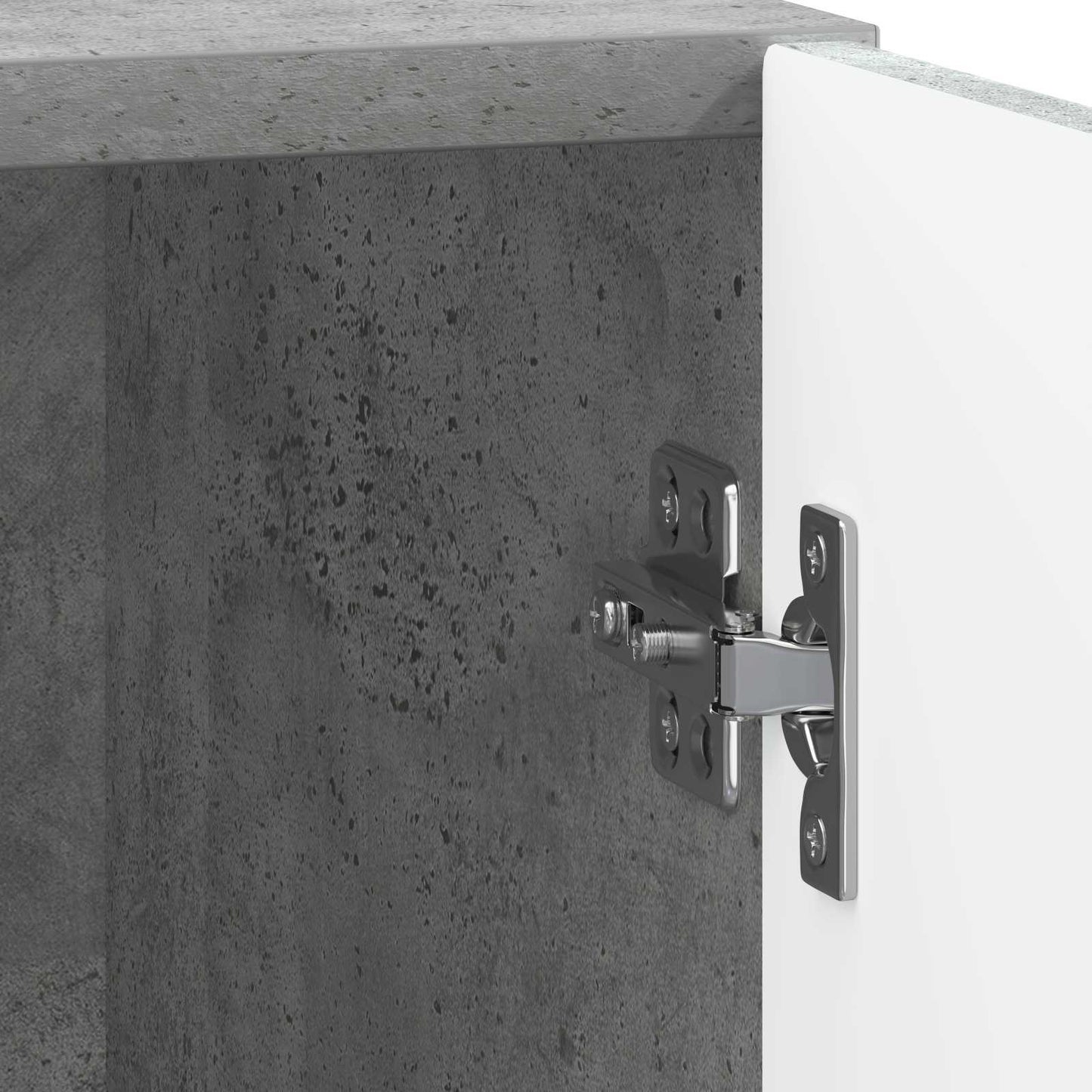 Nattbord Betonggrå 43 x 34,5 x 47 cm Konstruert tre