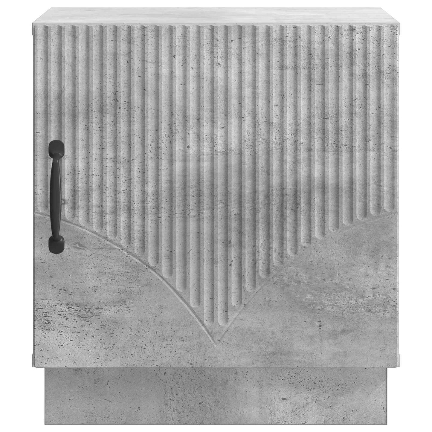 Nattbord 2 pcs Betonggrå 43 x 34,5 x 47 cm Konstruert tre