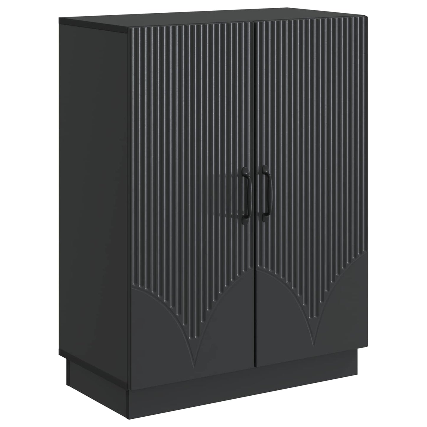 Serviesskap Svart 66 x 34,5 x 87 cm Konstruert tre