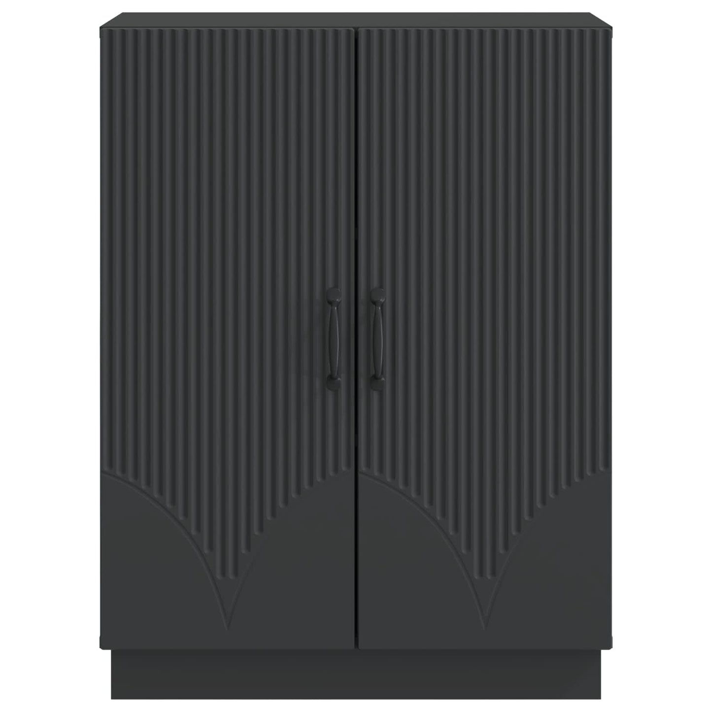 Serviesskap Svart 66 x 34,5 x 87 cm Konstruert tre