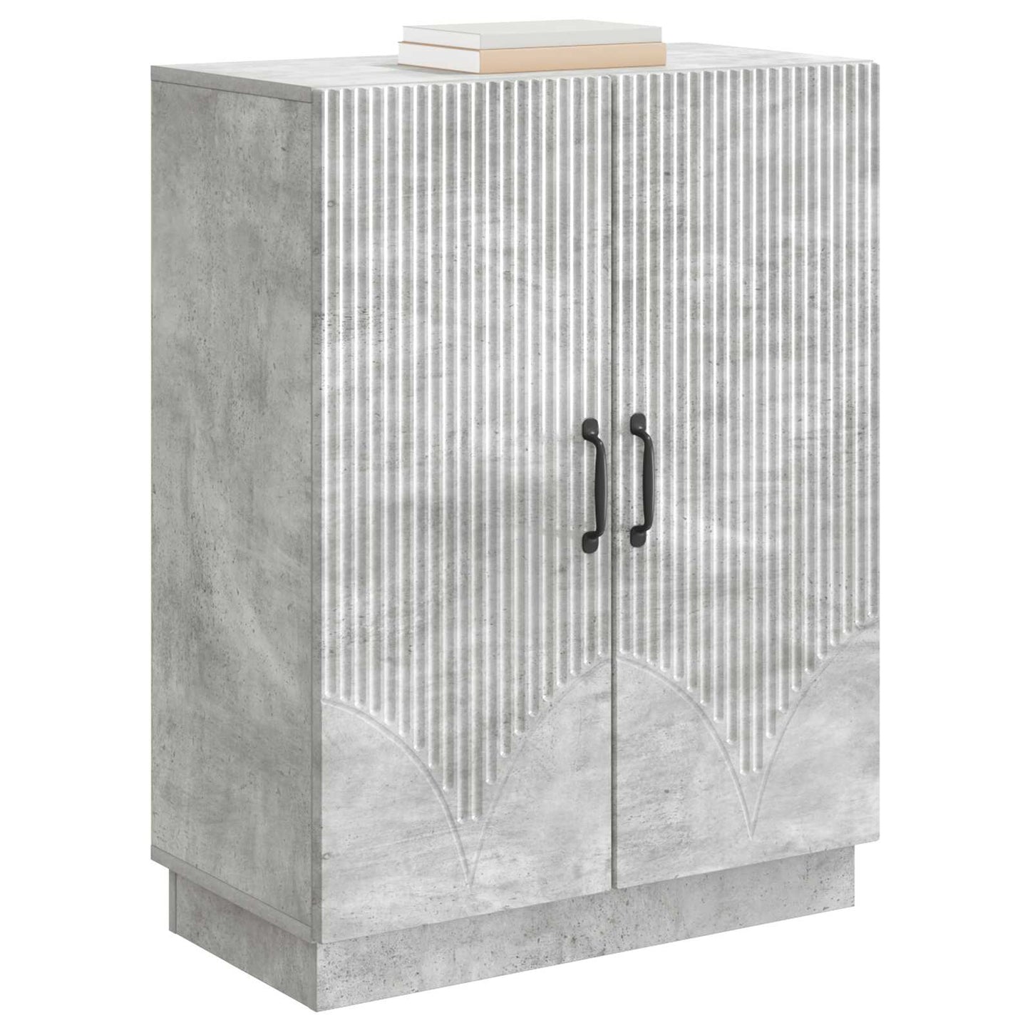Serviesskap Betonggrå 66 x 34,5 x 87 cm Konstruert tre