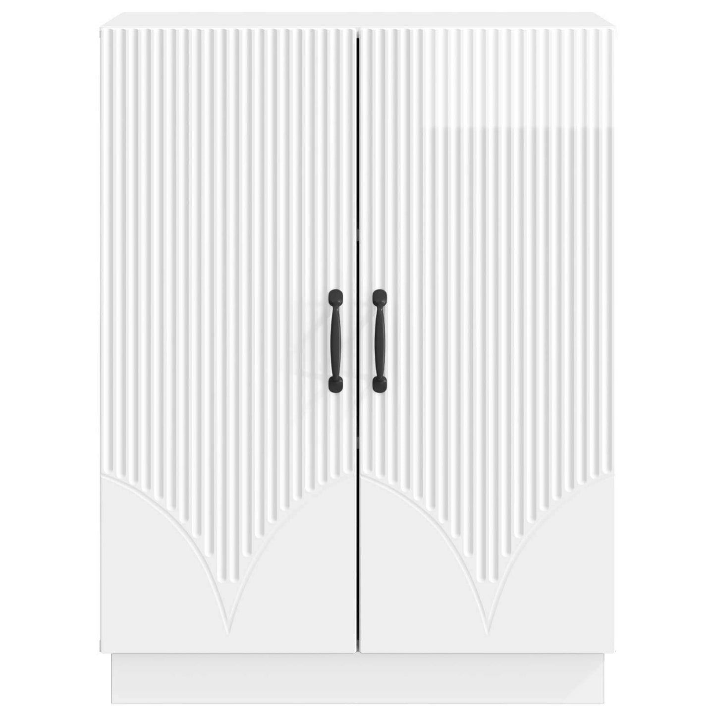 Serviesskap Høgglans hvit 66 x 34,5 x 87 cm Konstruert tre