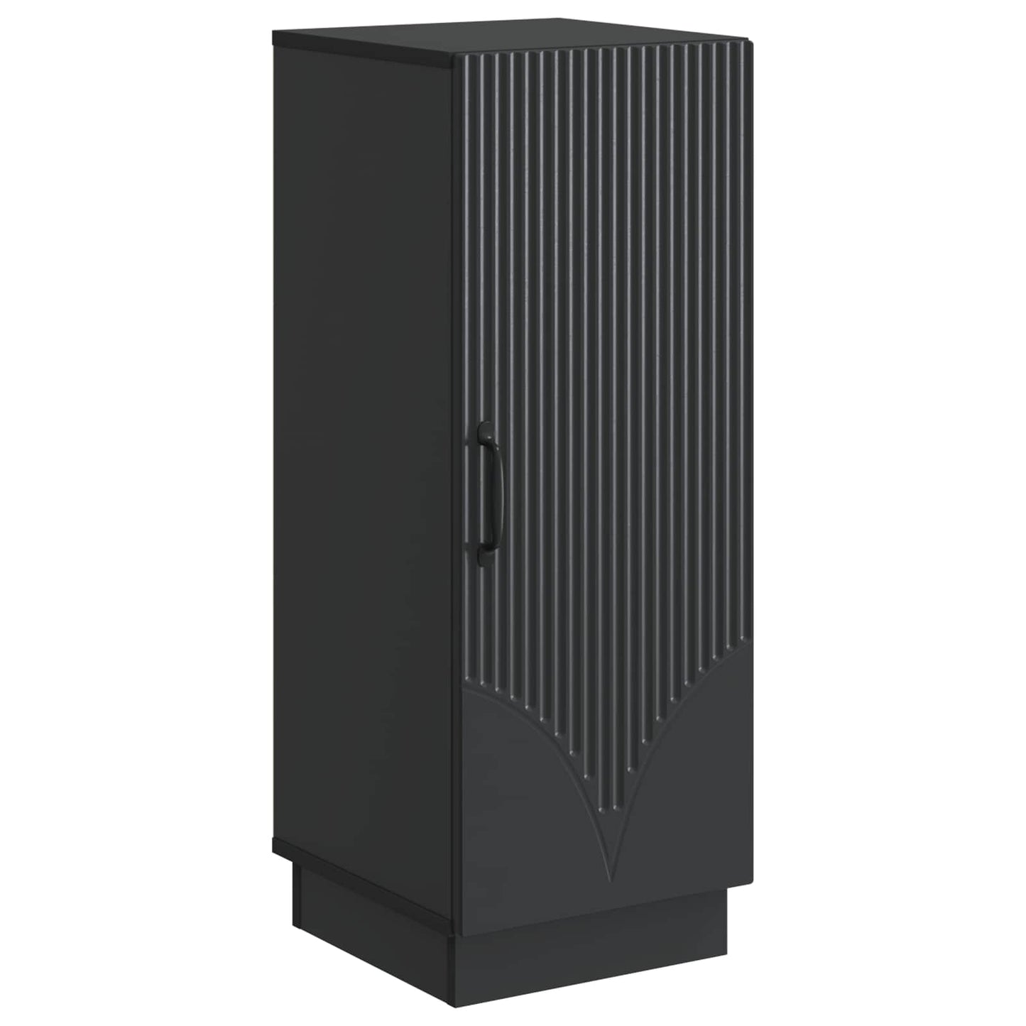 Serviesskap Svart 33 x 34,5 x 87 cm Konstruert tre