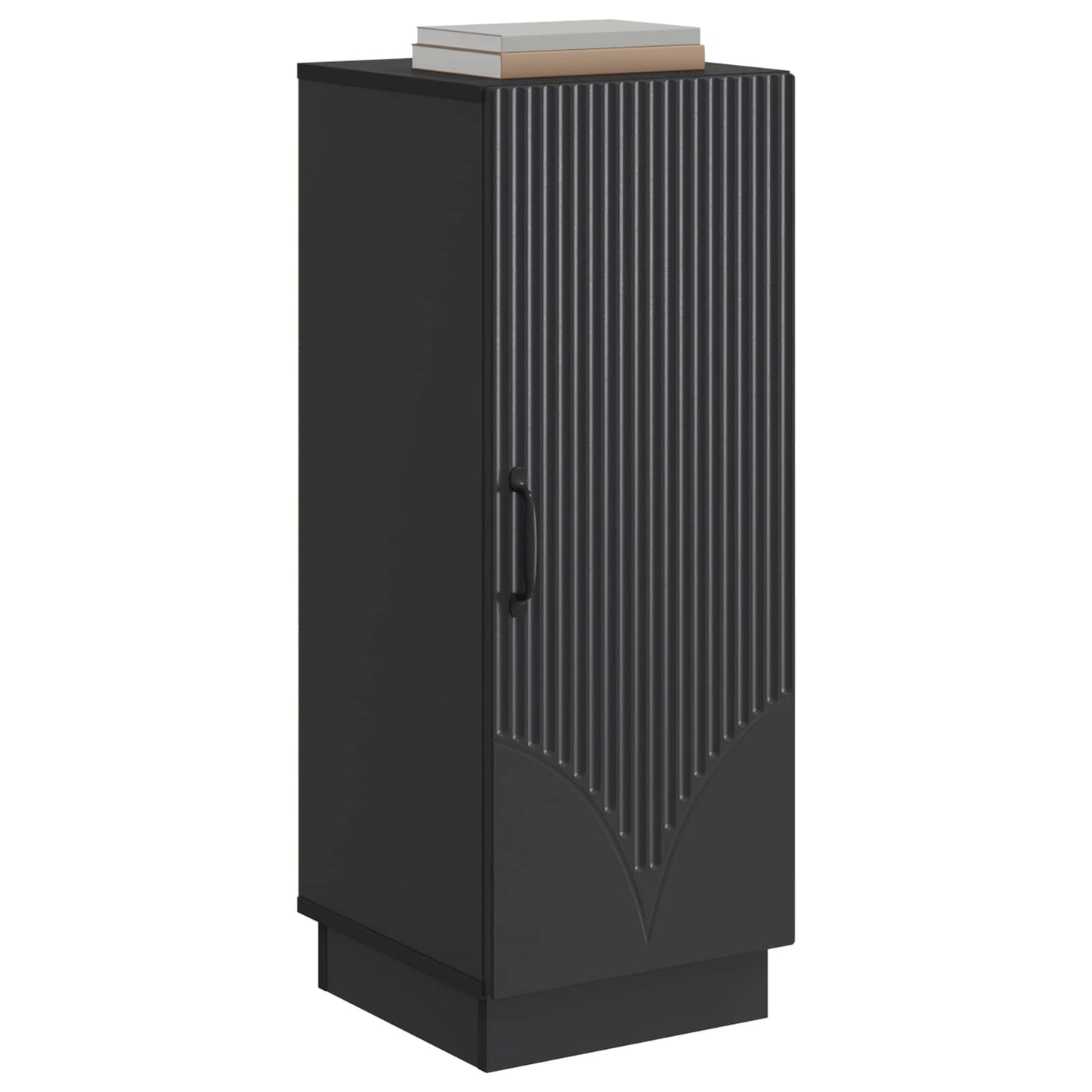 Serviesskap Svart 33 x 34,5 x 87 cm Konstruert tre