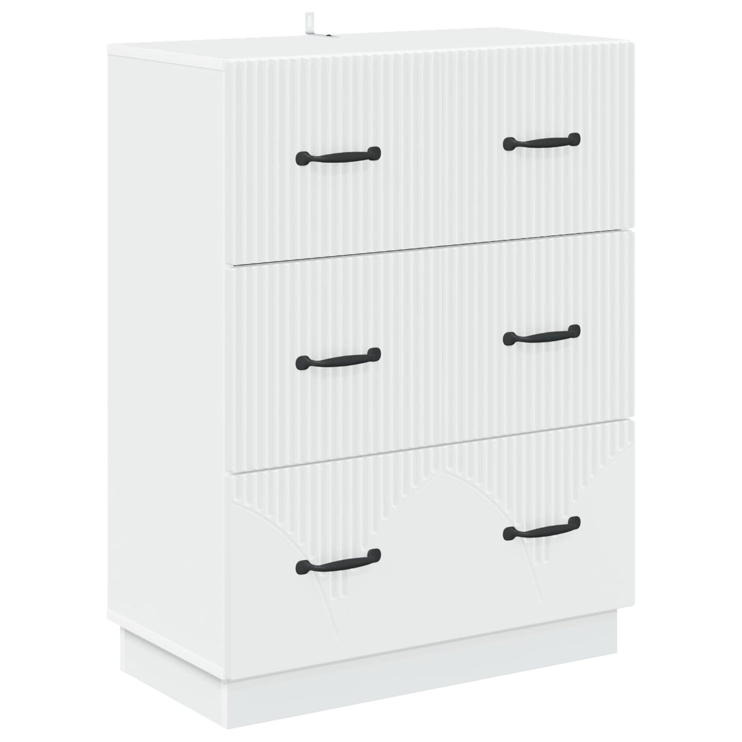 Skuffeskap Hvit 66 x 34,5 x 87 cm Konstruert tre