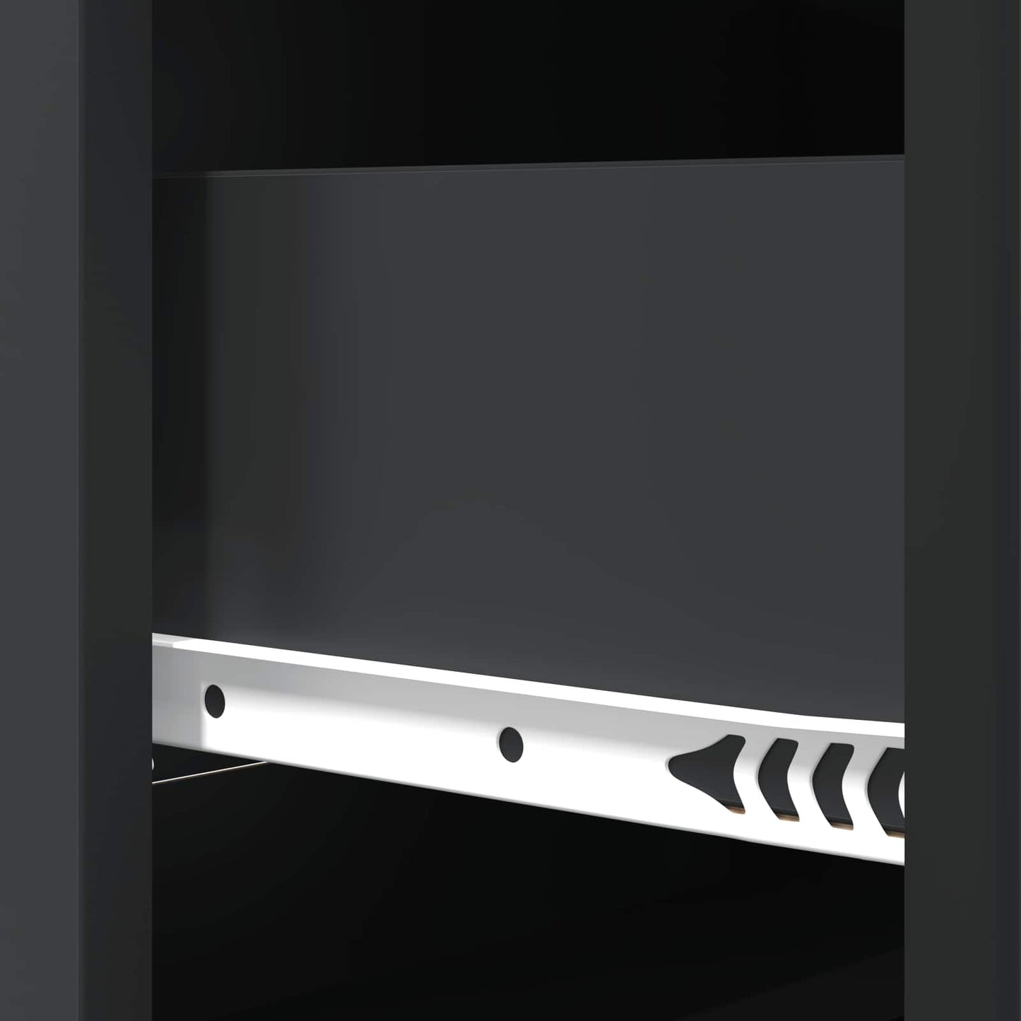 Skuffeskap Svart 66 x 34,5 x 87 cm Konstruert tre
