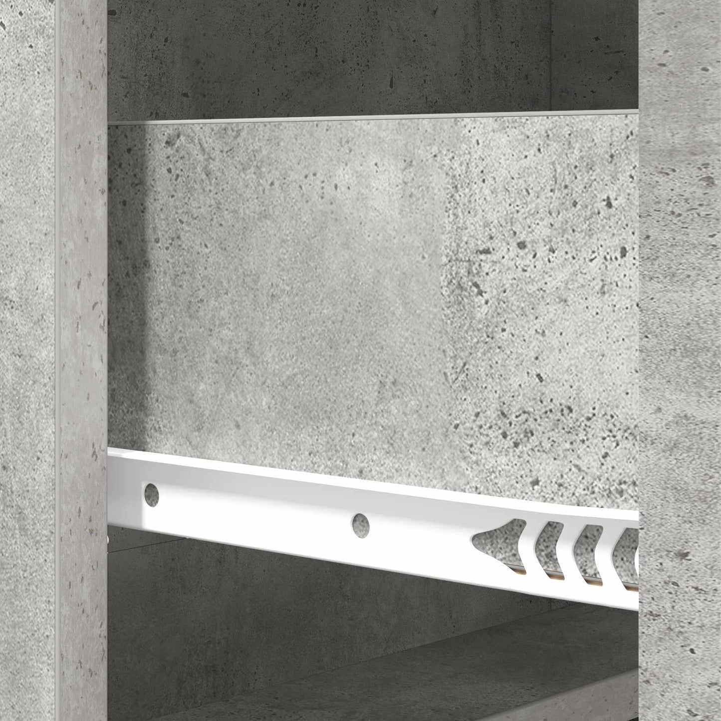 Skuffeskap Betonggrå 66 x 34,5 x 87 cm Konstruert tre