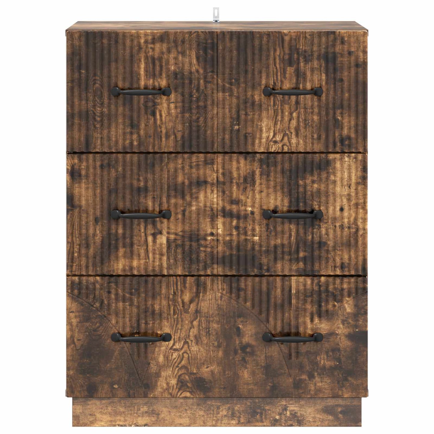 Skuffeskap Røkt Eik 66 x 34,5 x 87 cm Konstruert tre