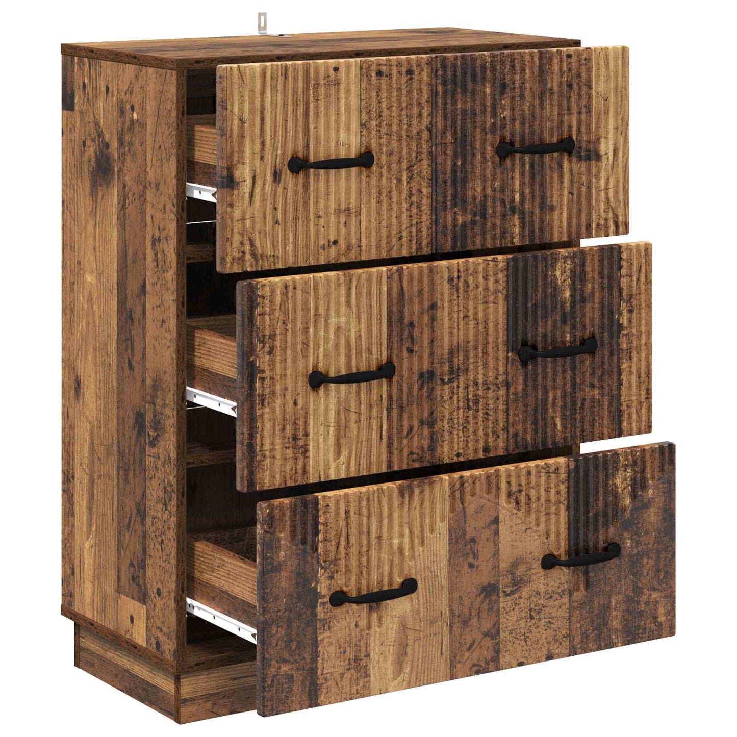 Skuffeskap Gammelt tre 66 x 34,5 x 87 cm Konstruert tre