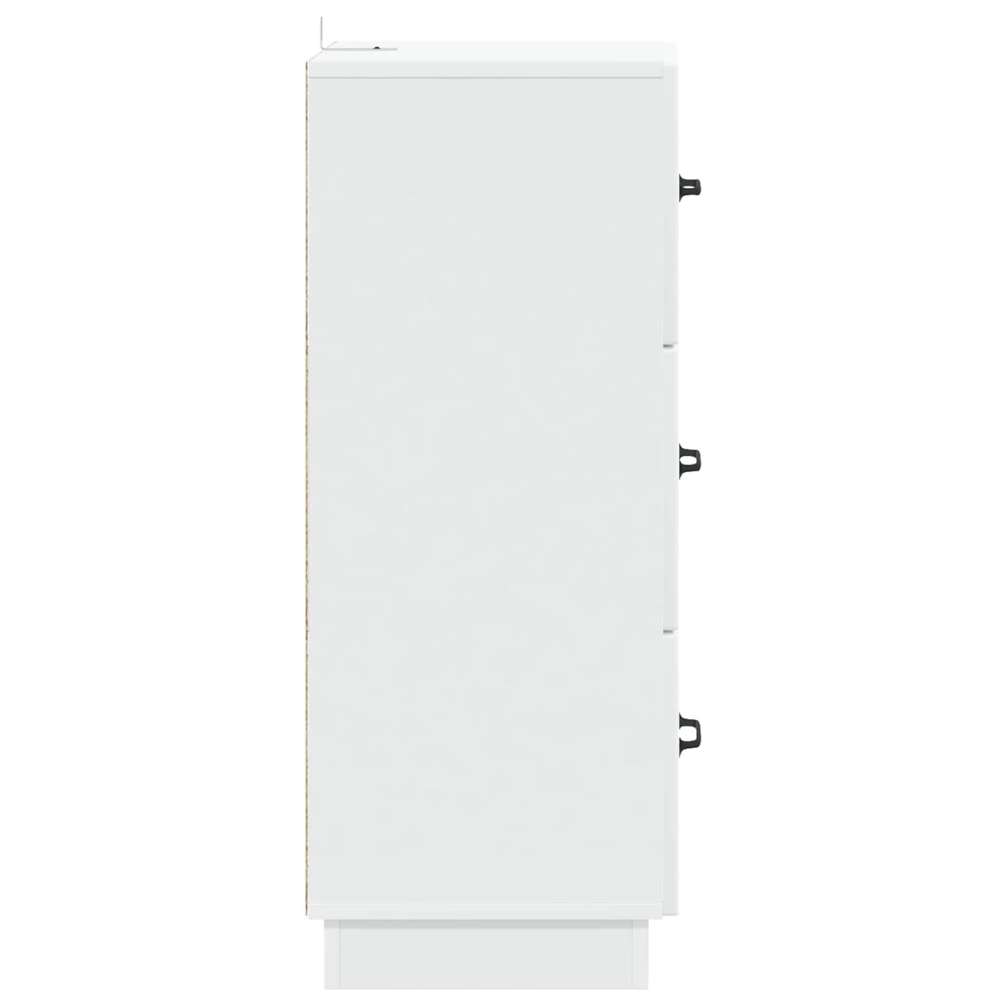 Skuffeskap Hvit 33 x 34,5 x 87 cm Konstruert tre