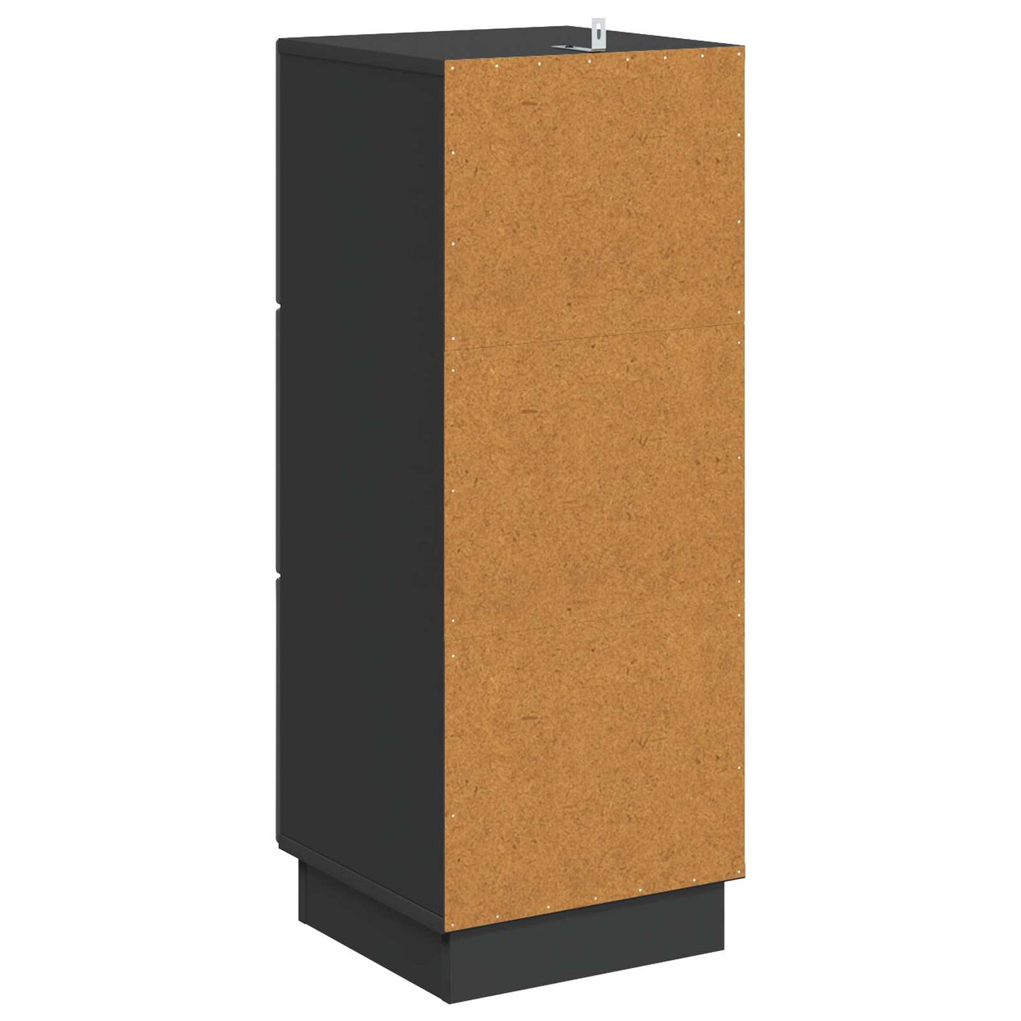 Skuffeskap Svart 33 x 34,5 x 87 cm Konstruert tre