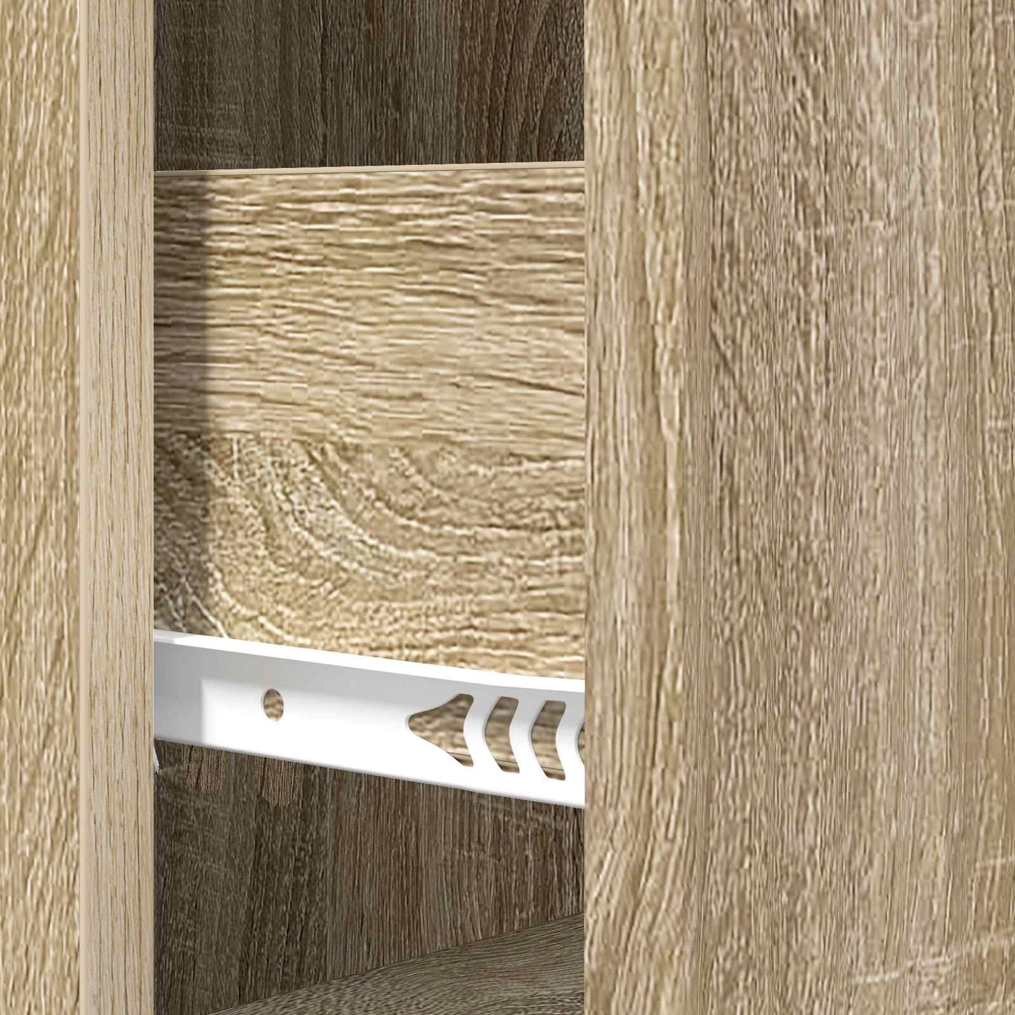 Skuffeskap Sonoma eik 33 x 34,5 x 87 cm Konstruert tre