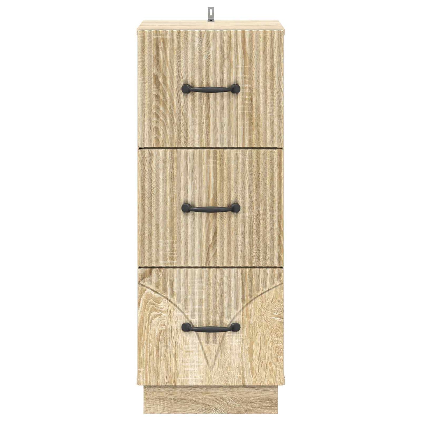 Skuffeskap Sonoma eik 33 x 34,5 x 87 cm Konstruert tre