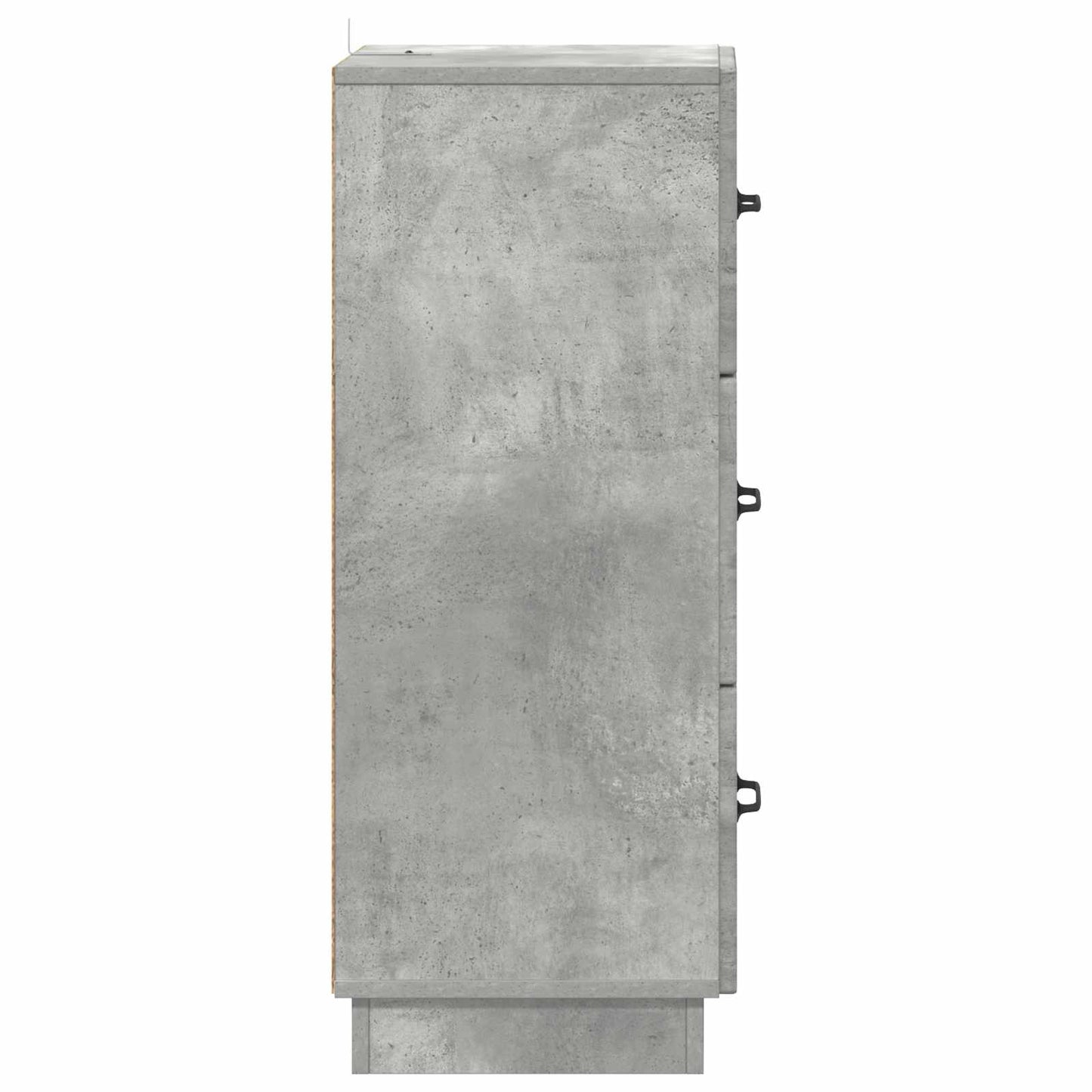 Skuffeskap Betonggrå 33 x 34,5 x 87 cm Konstruert tre