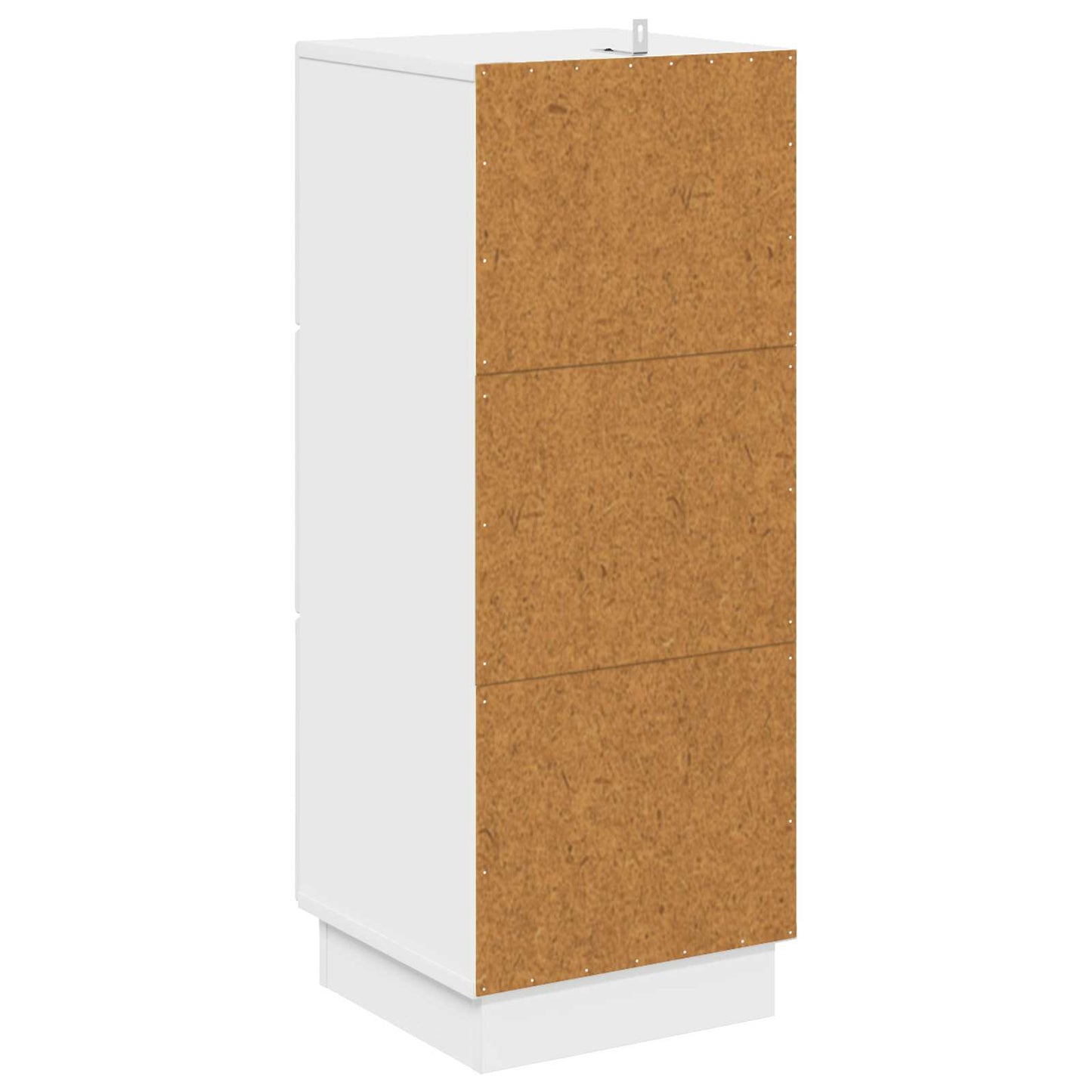 Skuffeskap Høgglans hvit 33 x 34,5 x 87 cm Konstruert tre