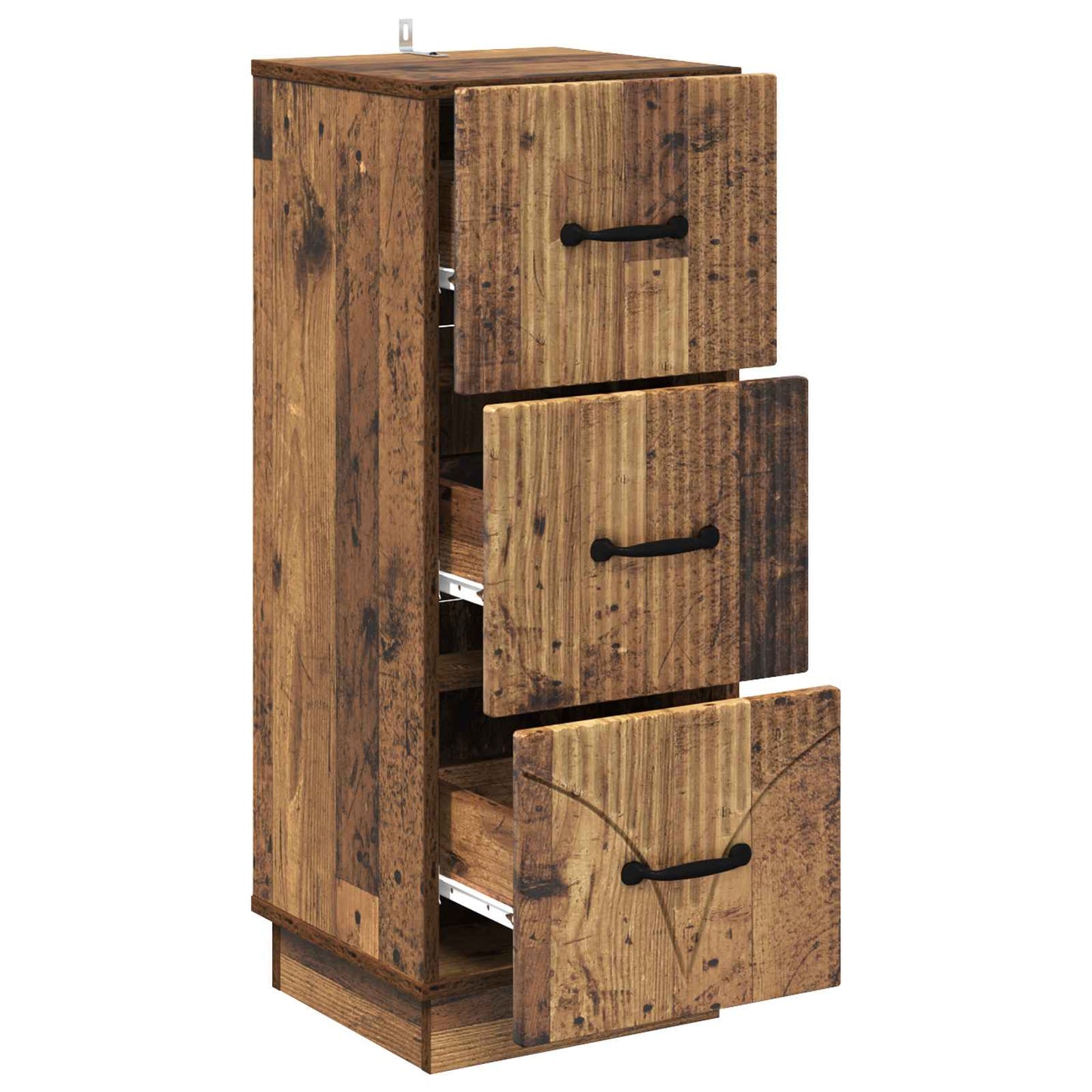 Skuffeskap Gammelt tre 33 x 34,5 x 87 cm Konstruert tre