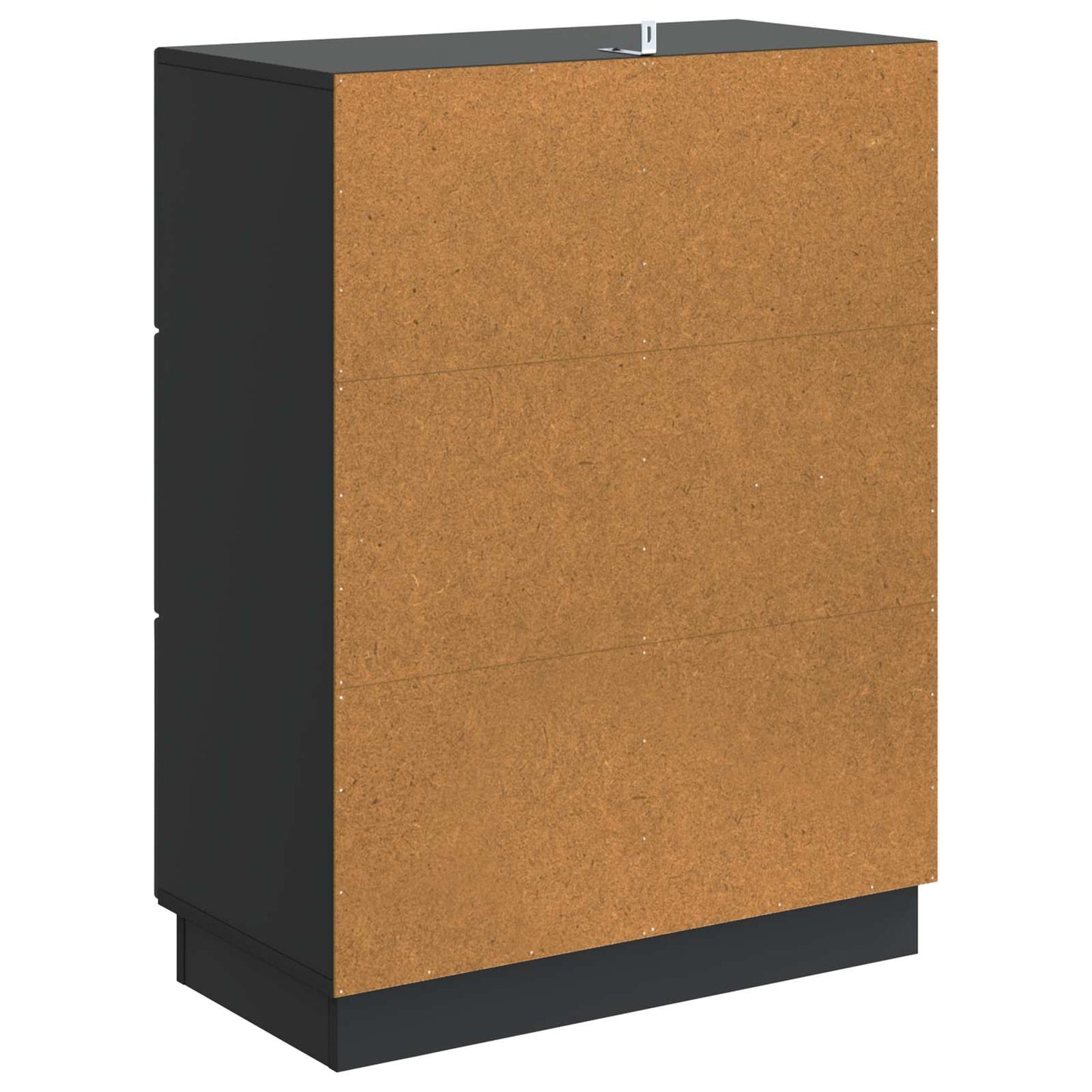 Serviesskap med skuff Svart 66 x 34,5 x 87 cm Konstruert tre