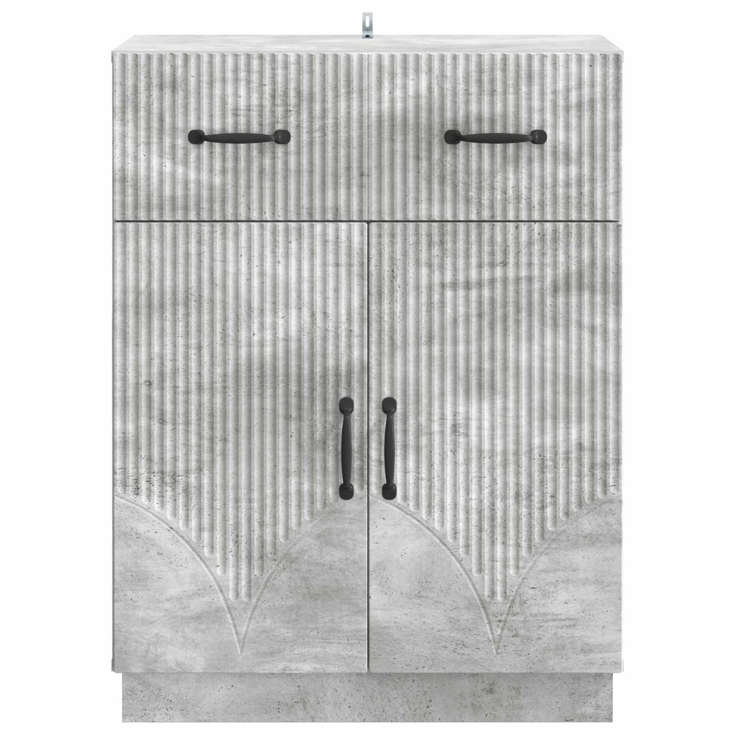 Serviesskap Betonggrå 66 x 34,5 x 87 cm Konstruert tre