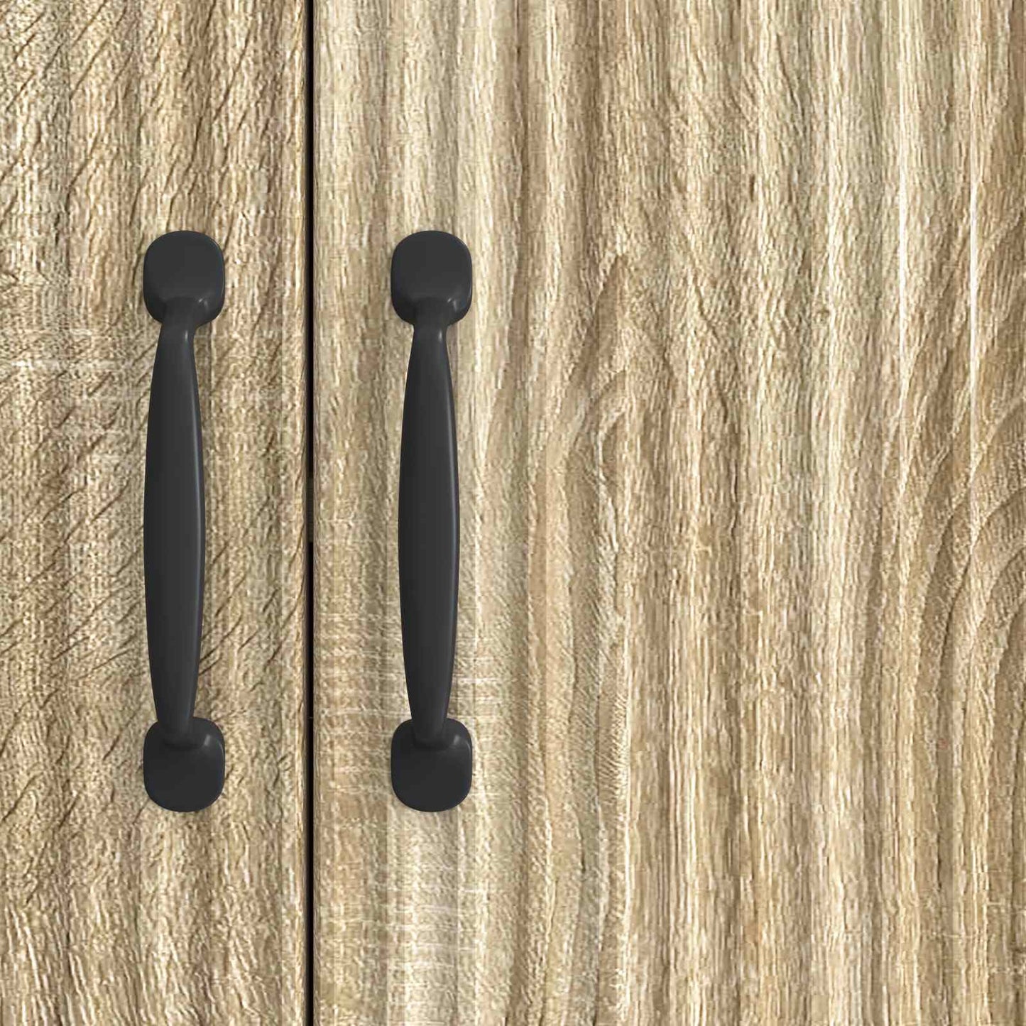 Serviesskap Sonoma eik 89 x 34,5 x 77 cm Konstruert tre
