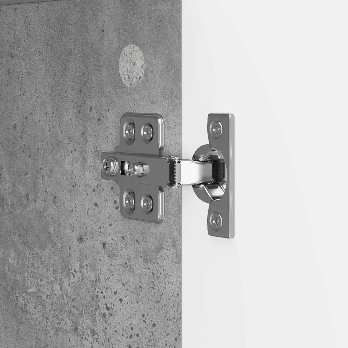 Serviesskap Betonggrå 89 x 34,5 x 77 cm Konstruert tre