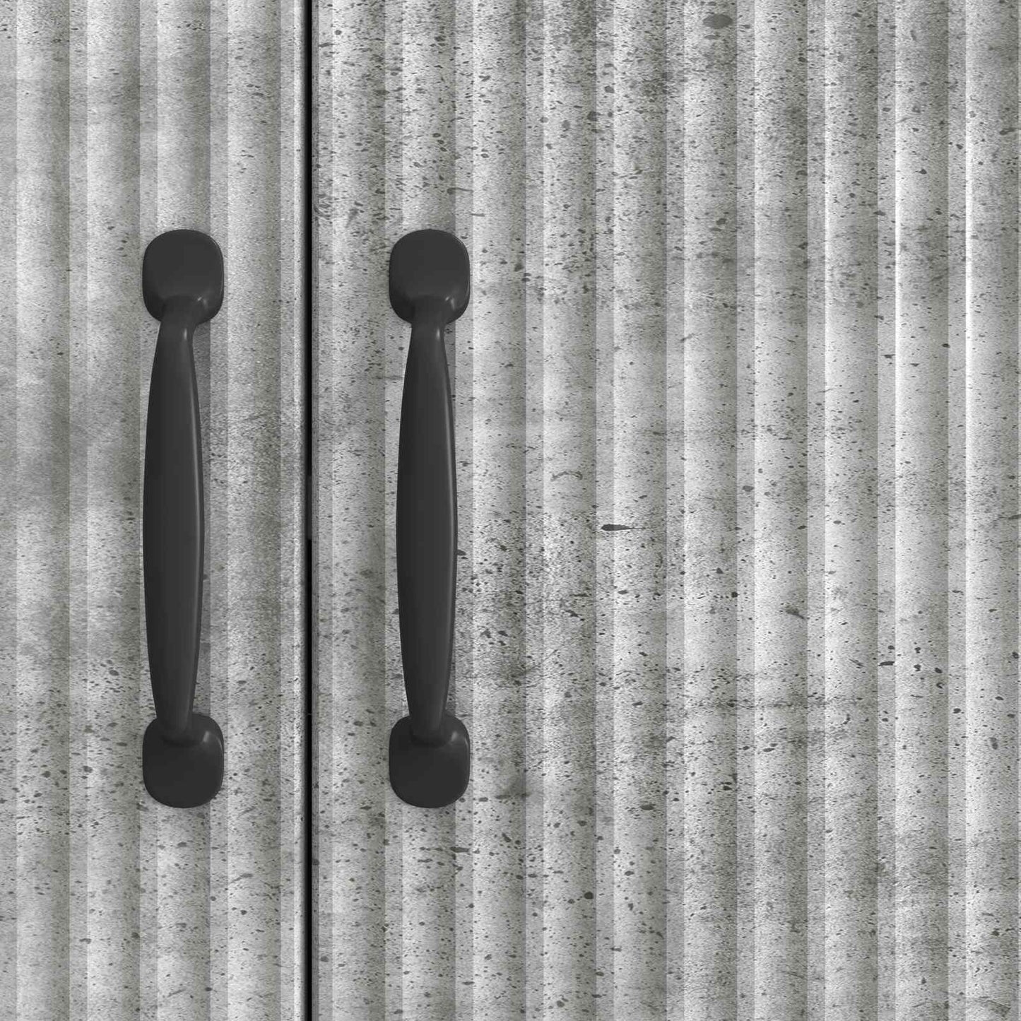 Serviesskap Betonggrå 89 x 34,5 x 77 cm Konstruert tre