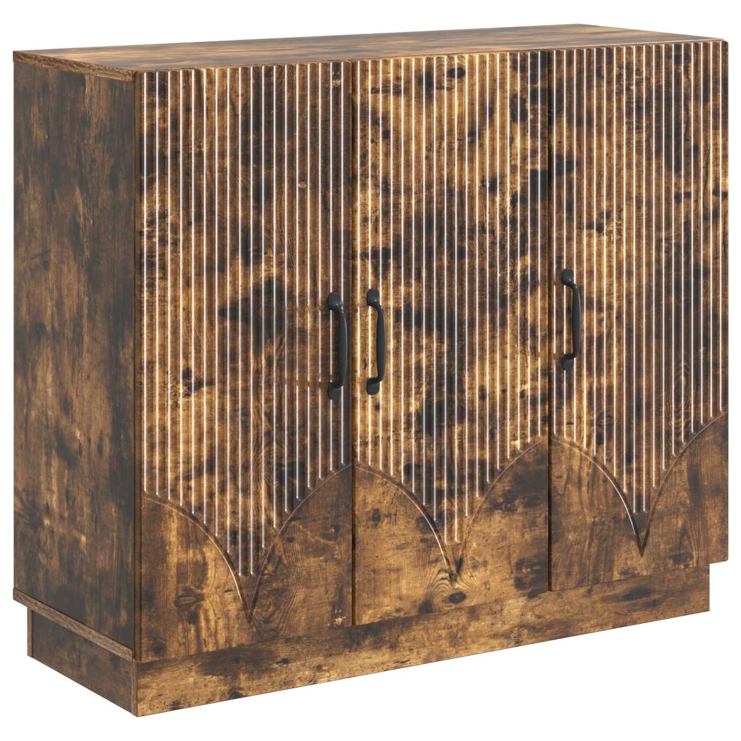 Serviesskap Røkt Eik 89 x 34,5 x 77 cm Konstruert tre