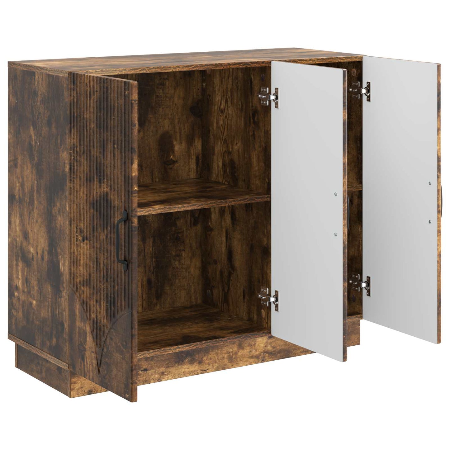 Serviesskap Røkt Eik 89 x 34,5 x 77 cm Konstruert tre
