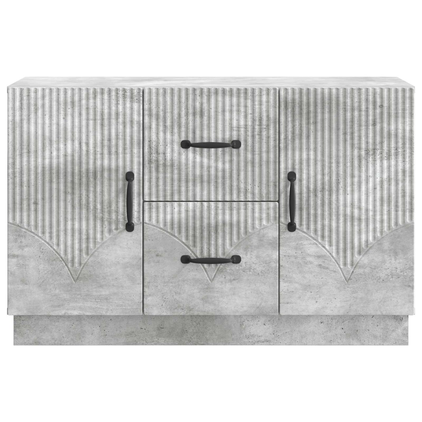 Serviesskap Betonggrå 89 x 34,5 x 57 cm Konstruert tre