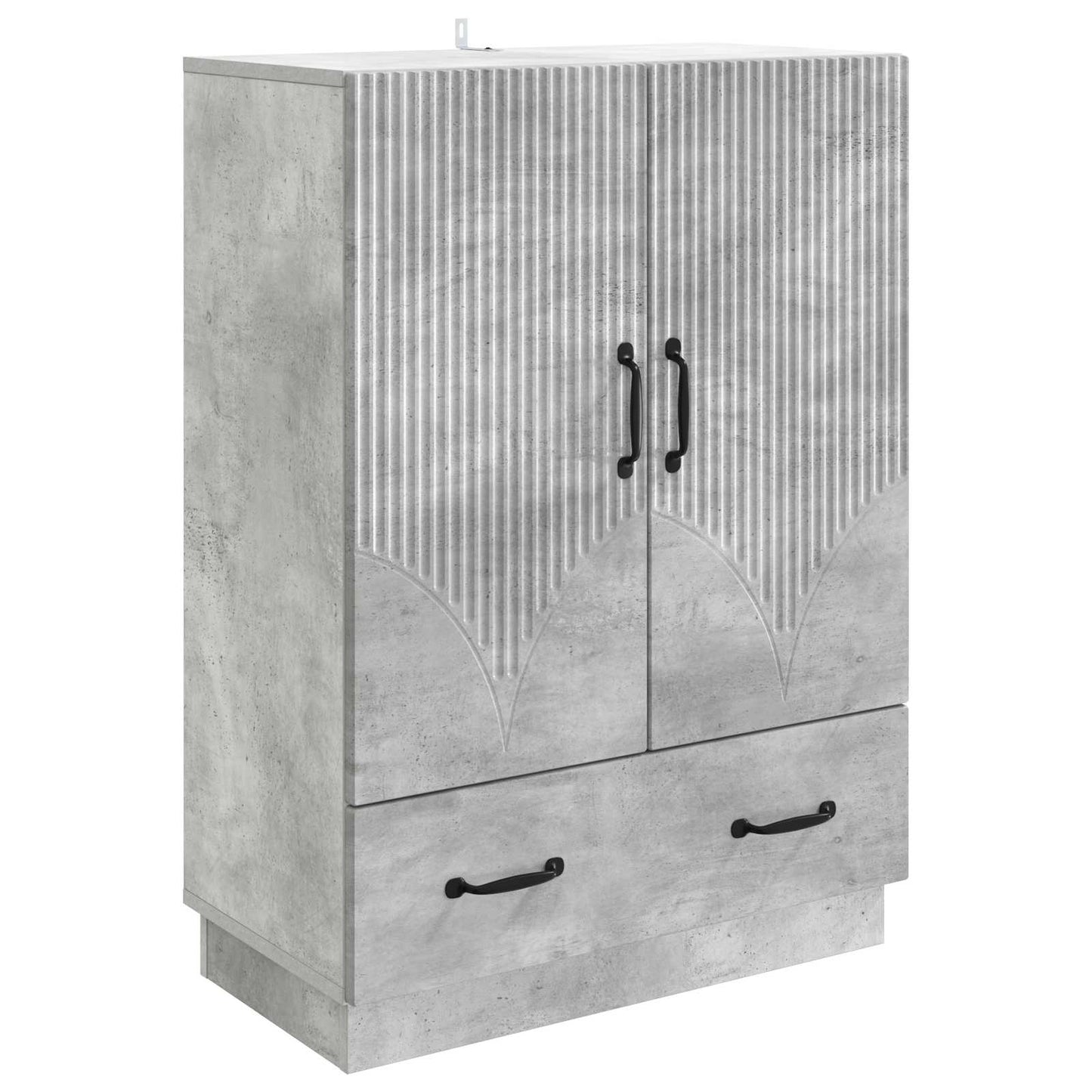 Serviesskap Betonggrå 66 x 34,5 x 92 cm Konstruert tre