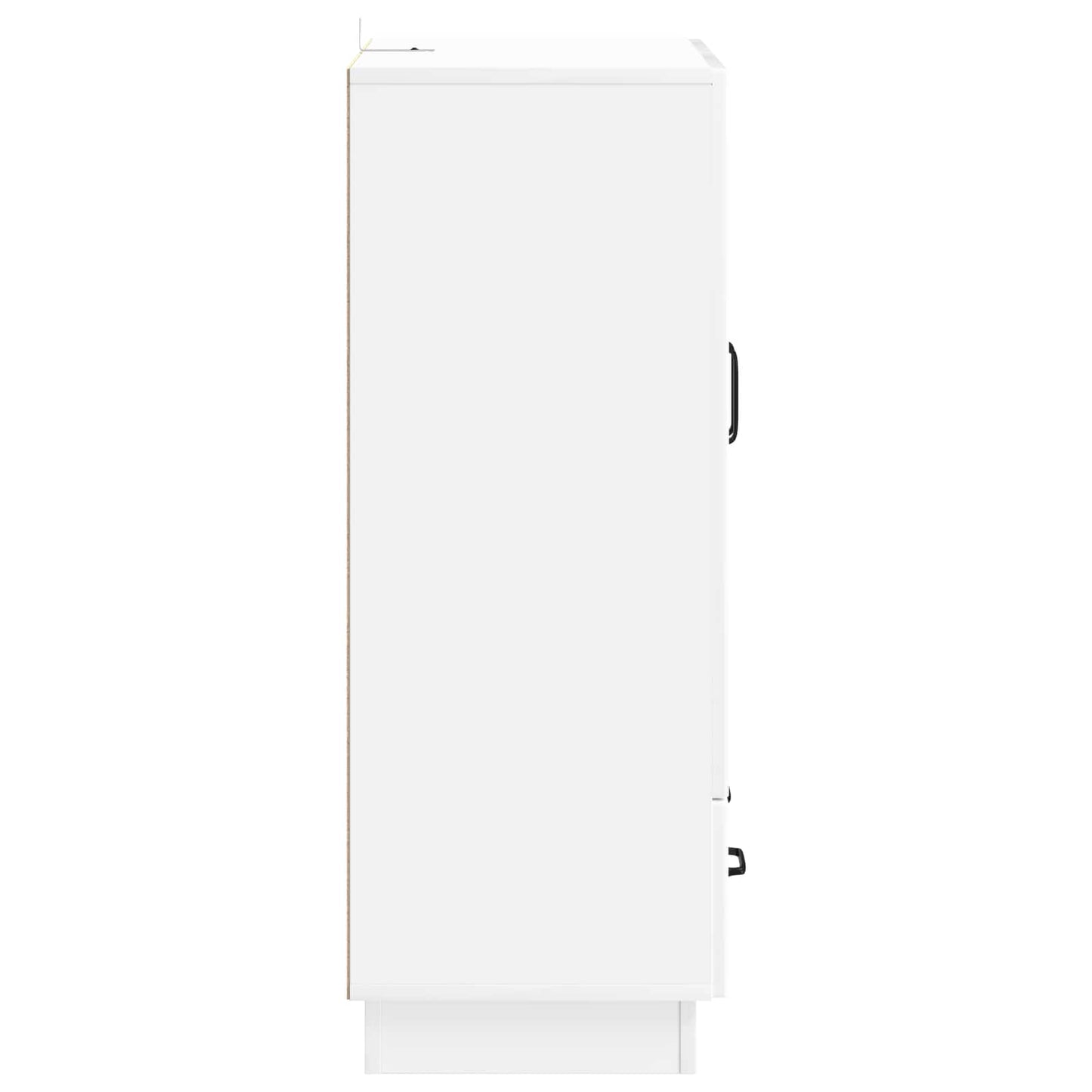 Serviesskap Høgglans hvit 66 x 34,5 x 92 cm Konstruert tre