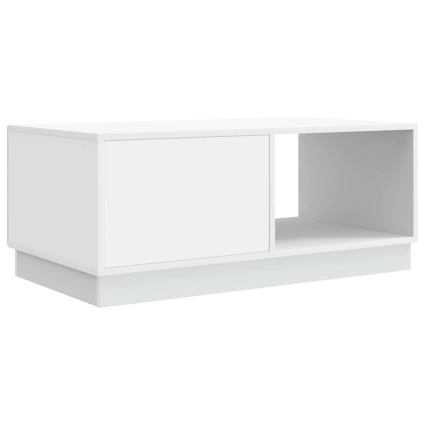 Kaffebord Hvit 90 x 50 x 37 cm Konstruert tre