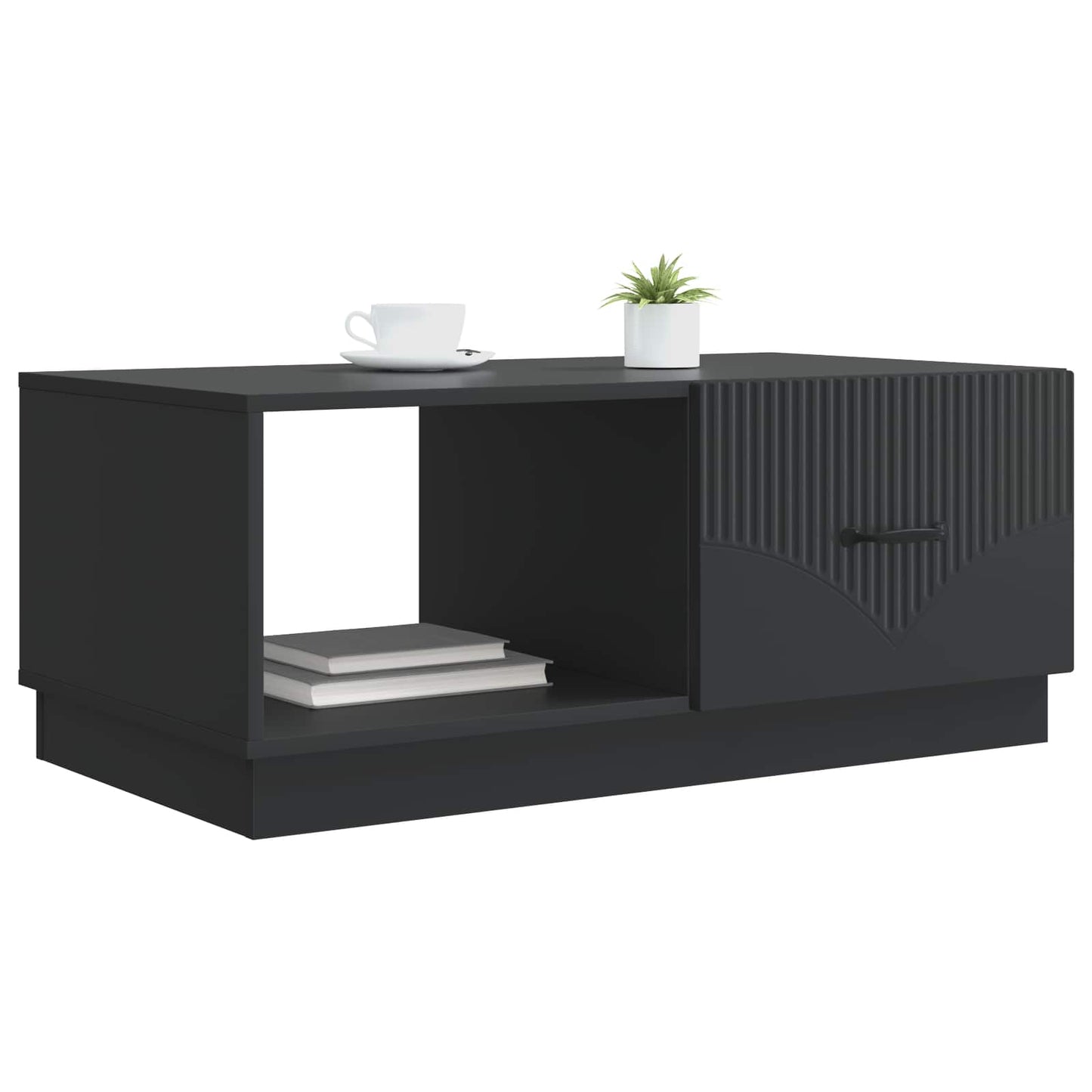 Kaffebord Svart 90 x 50 x 37 cm Konstruert tre