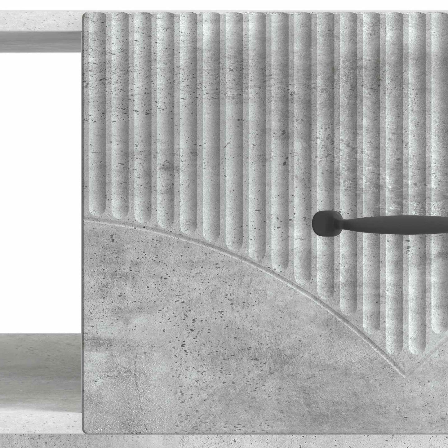 Kaffebord Betonggrå 90 x 50 x 37 cm Konstruert tre
