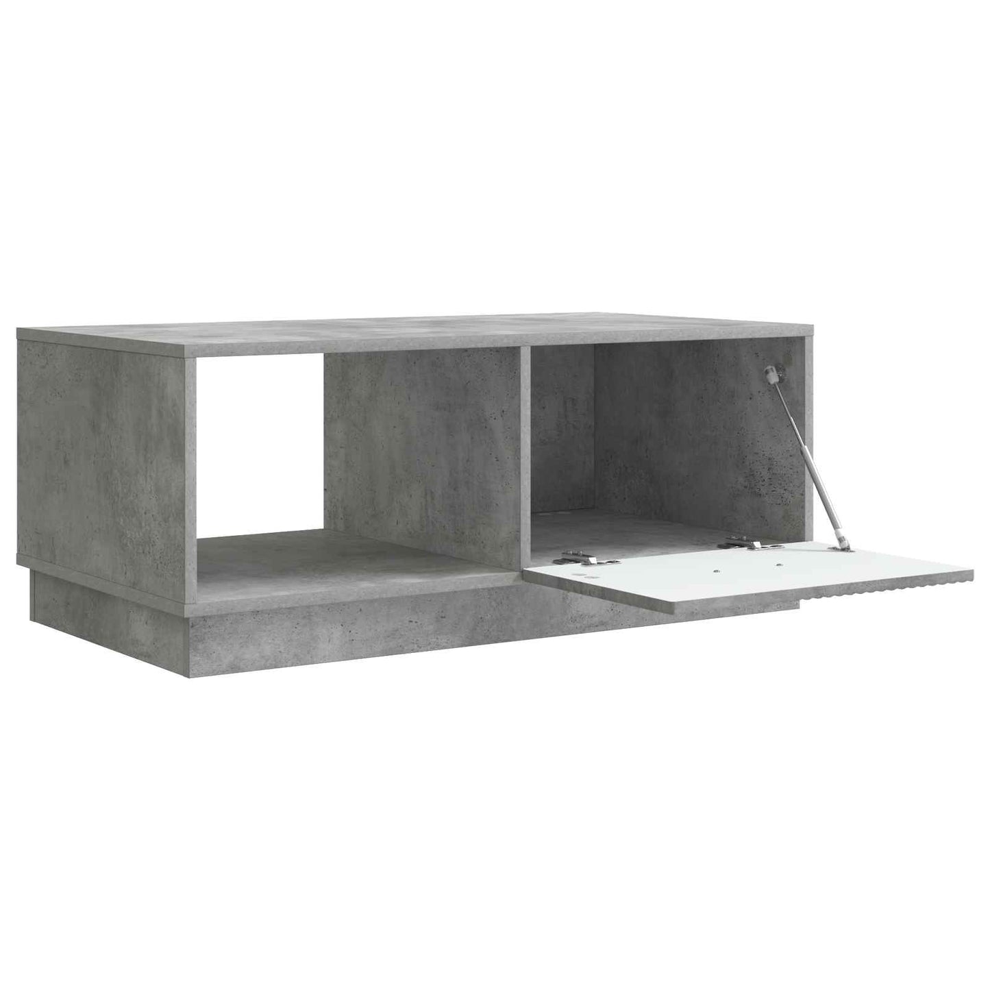 Kaffebord Betonggrå 90 x 50 x 37 cm Konstruert tre