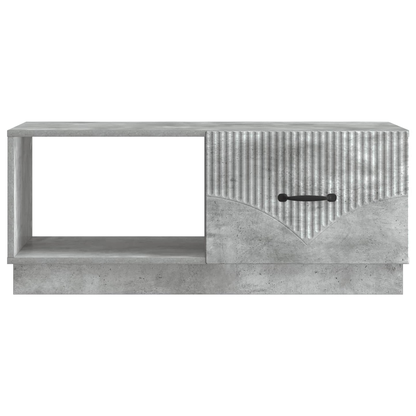 Kaffebord Betonggrå 90 x 50 x 37 cm Konstruert tre