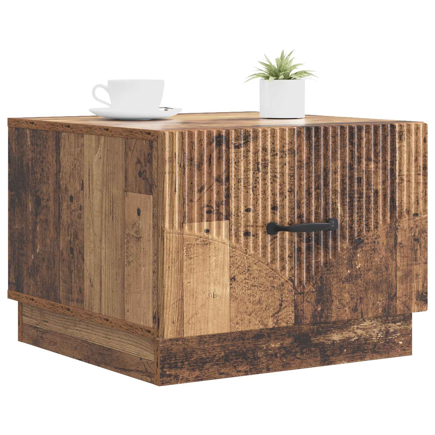 Kaffebord med skuff Gammelt tre 49 x 50 x 37 cm Konstruert tre