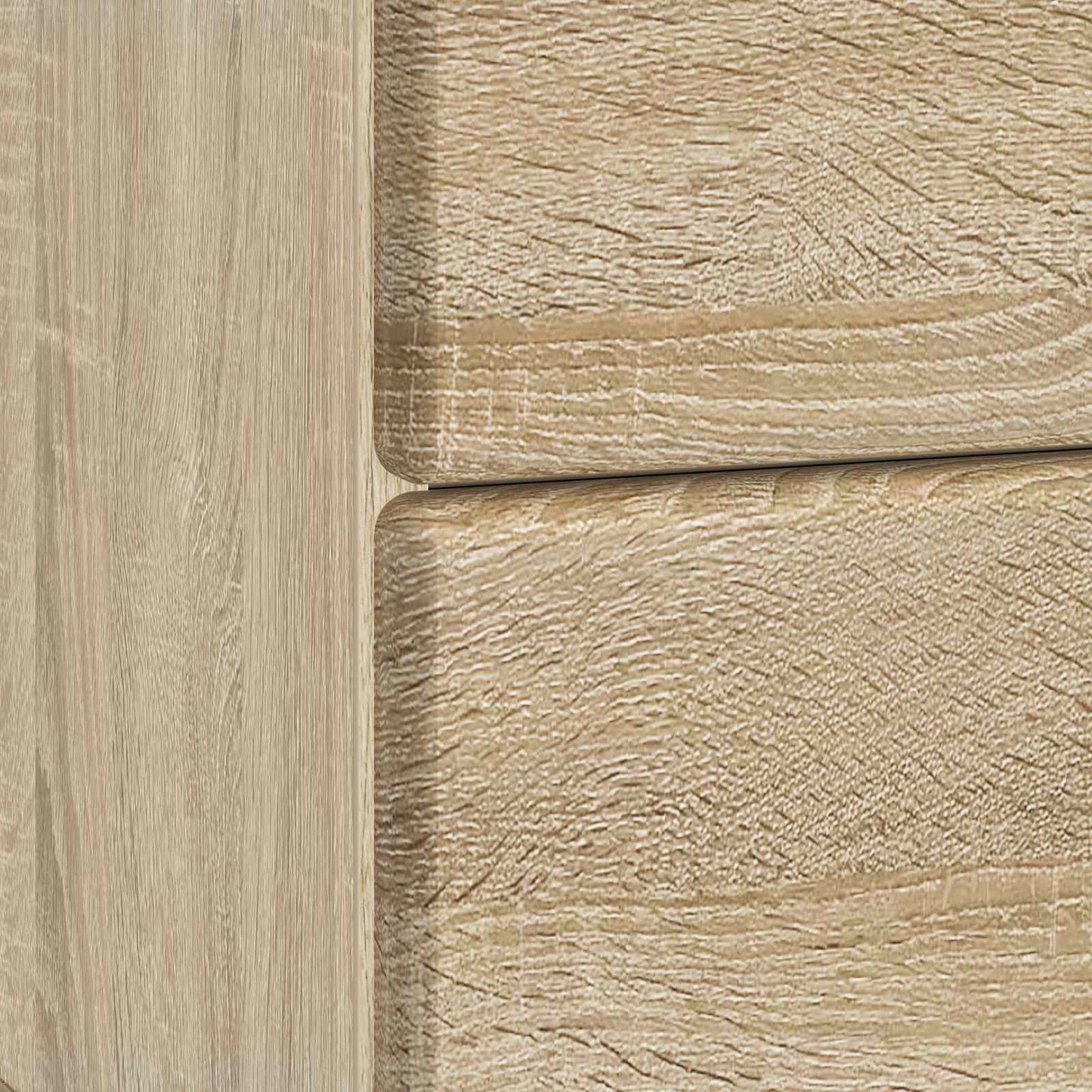 Nattbordskap med skuff 2 pcs Sonoma eik 43 x 34,5 x 47,5 cm