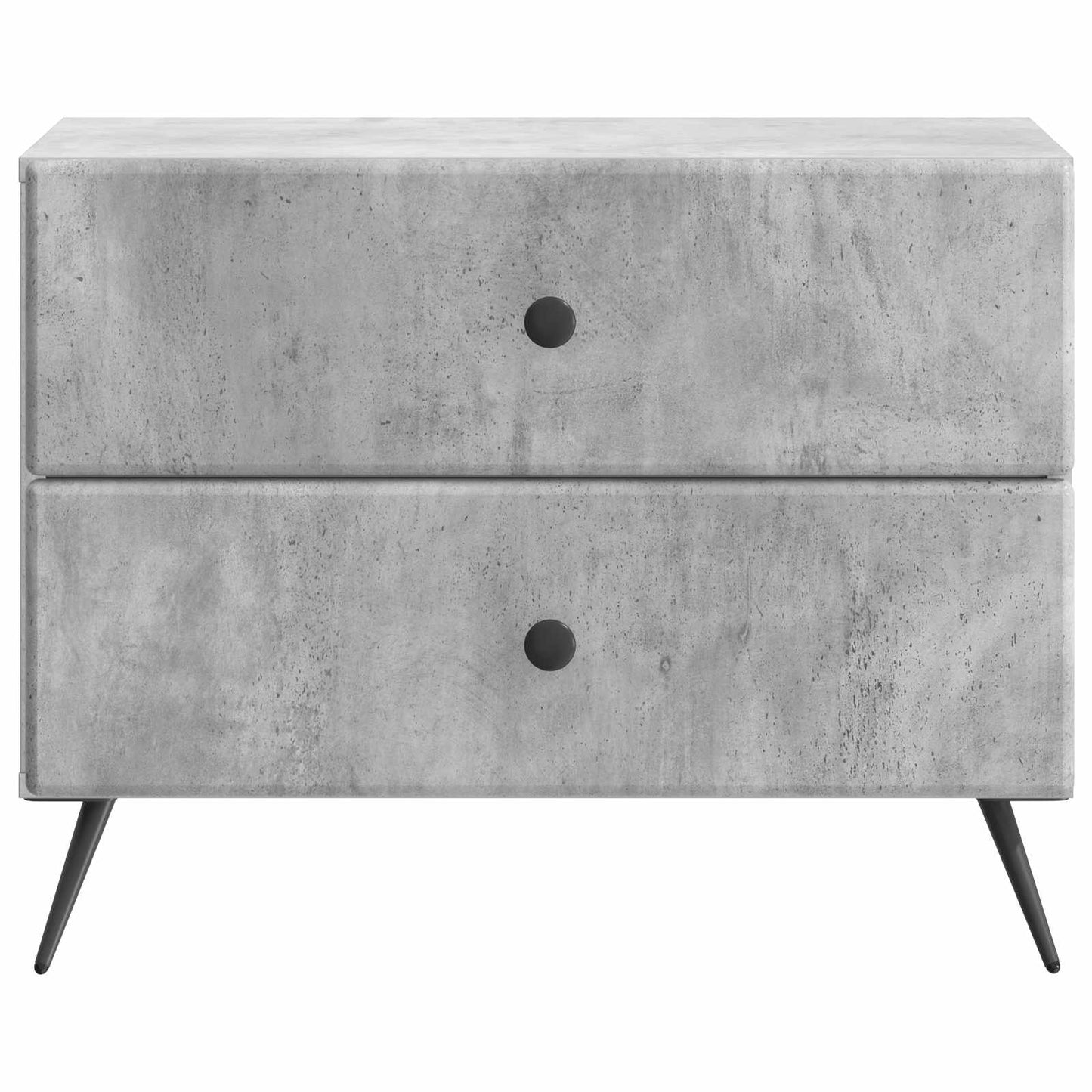 Nattbordskap Betonggrå 62 x 34,5 x 47,5 cm Konstruert tre