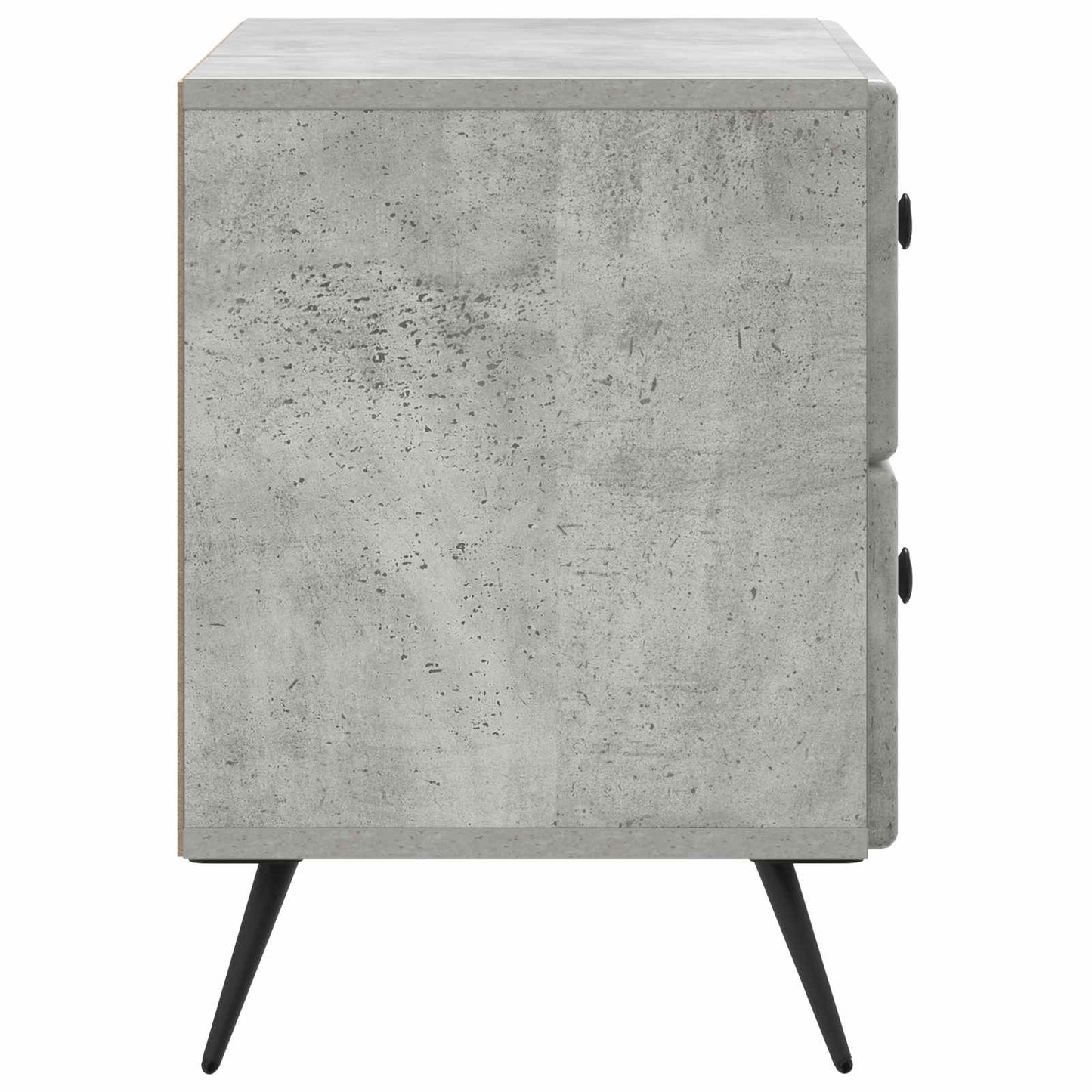 Nattbordskap Betonggrå 62 x 34,5 x 47,5 cm Konstruert tre