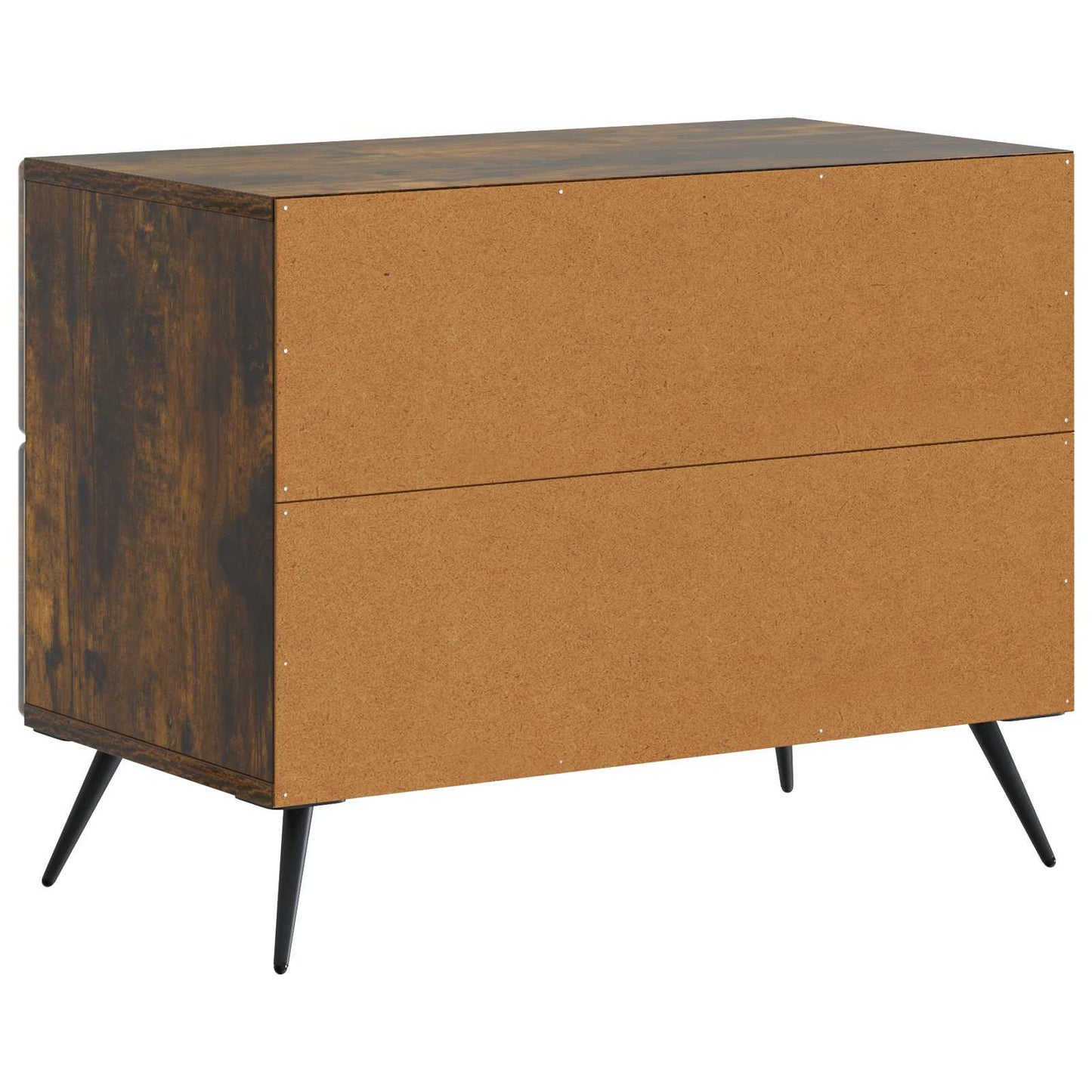 Nattbordskap Røkt Eik 62 x 34,5 x 47,5 cm Konstruert tre
