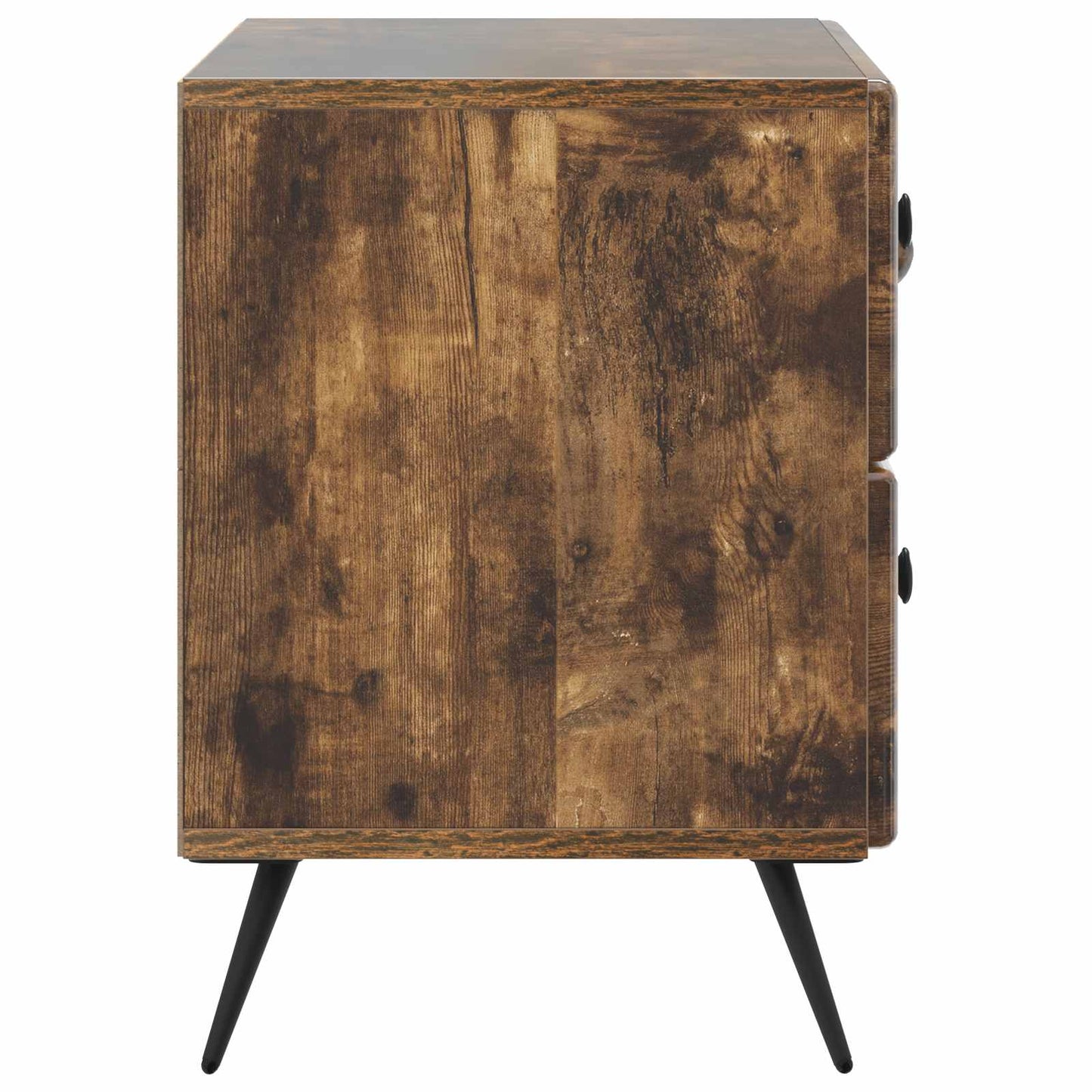 Nattbordskap Røkt Eik 62 x 34,5 x 47,5 cm Konstruert tre