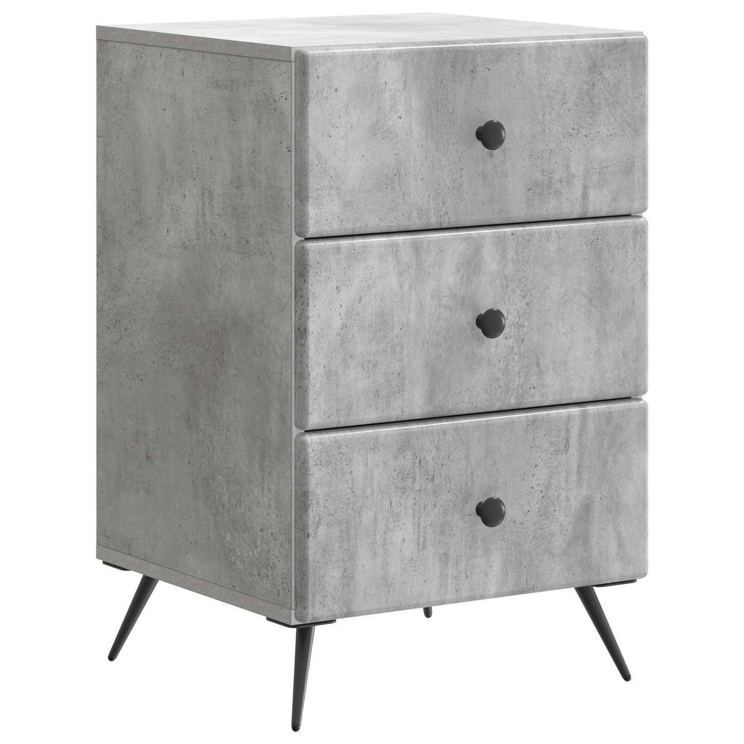 Nattbordskap Betonggrå 43 x 41 x 66,5 cm Konstruert tre