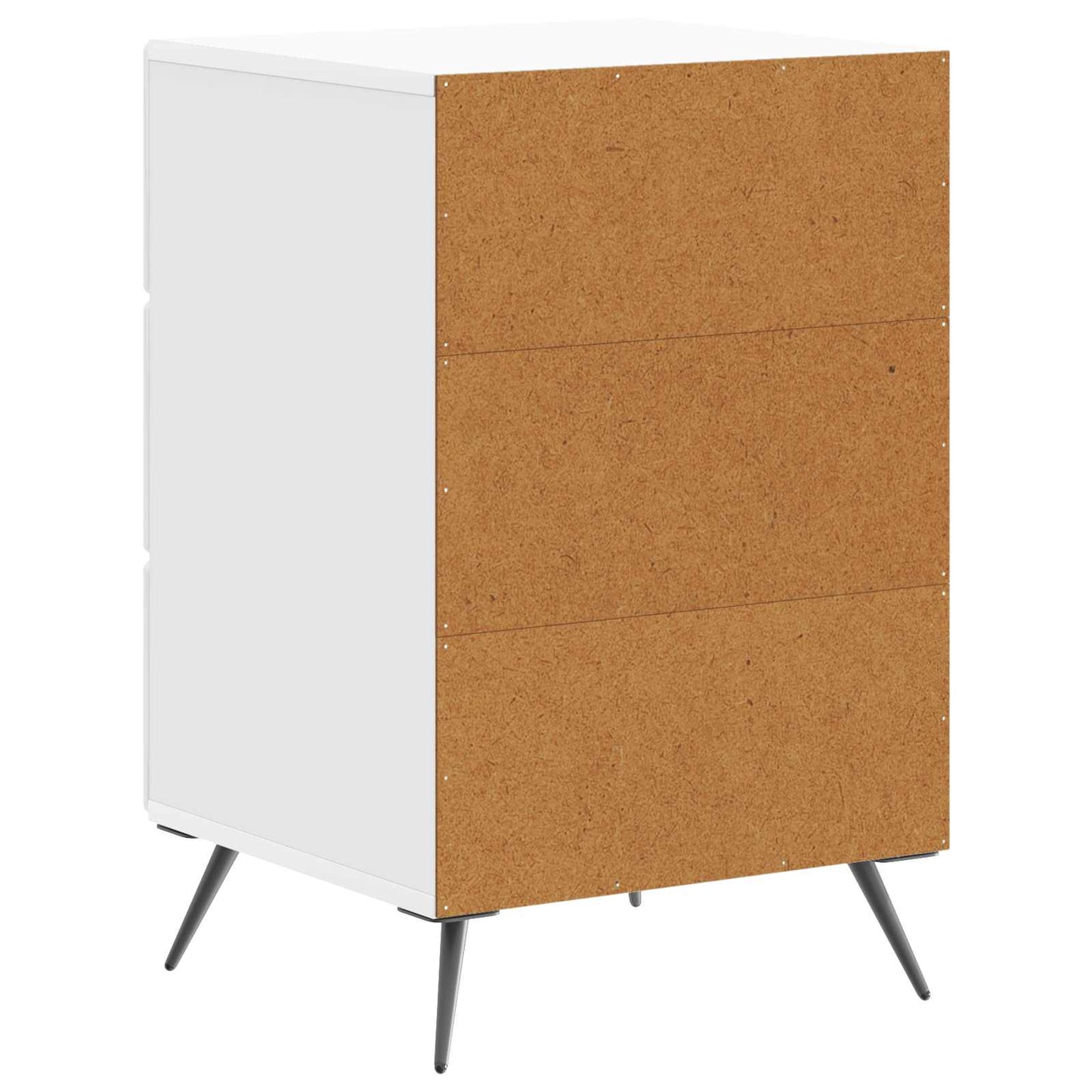 Nattbordskap Høgglans hvit 43 x 41 x 66,5 cm Konstruert tre