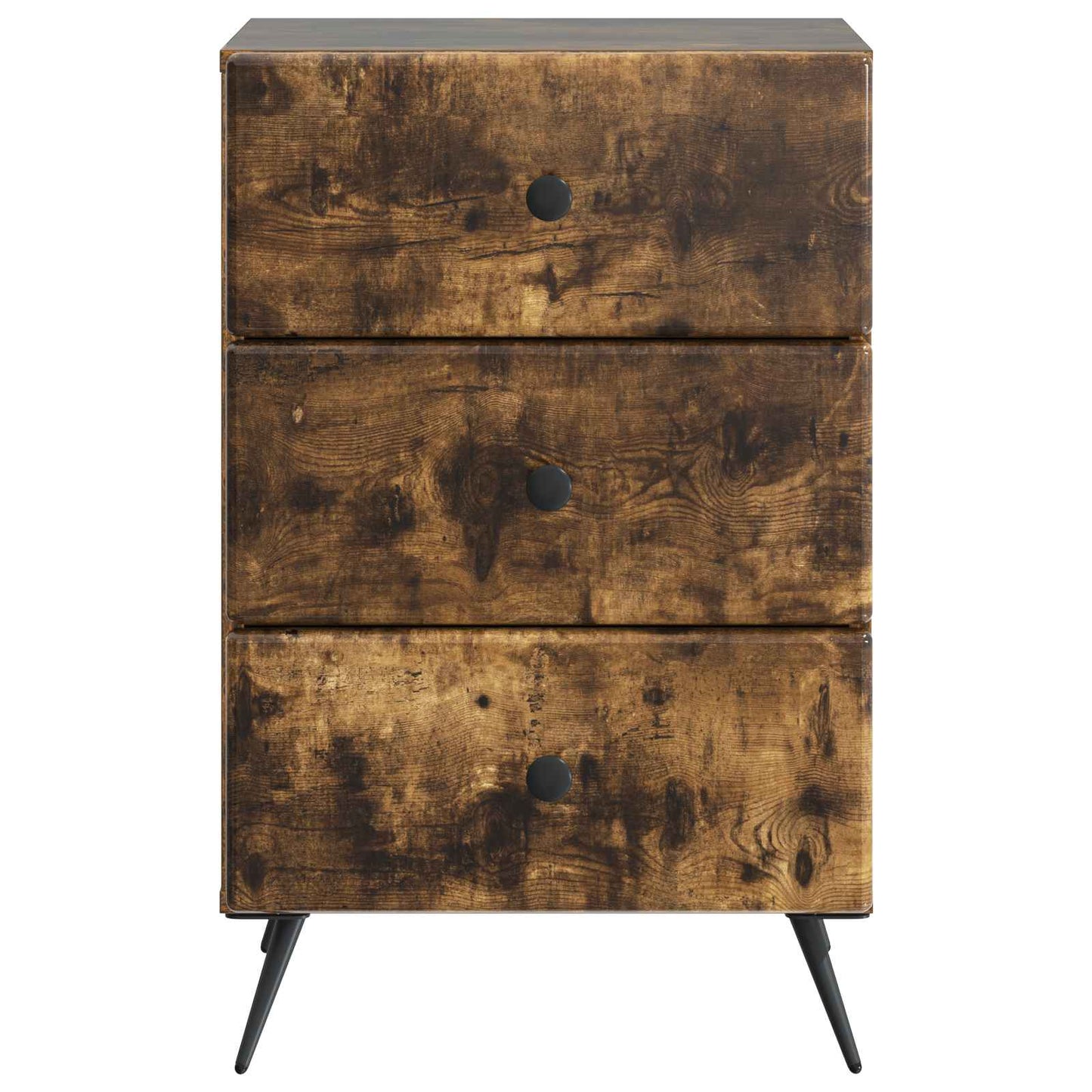 Nattbordskap Røkt Eik 43 x 41 x 66,5 cm Konstruert tre