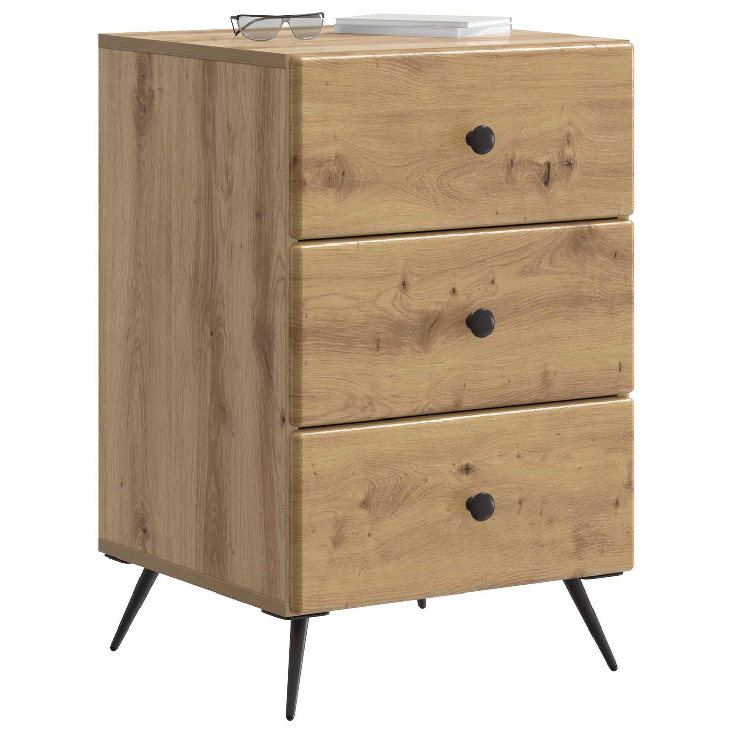 Nattbordskap Artisan eik 43 x 41 x 66,5 cm Konstruert tre