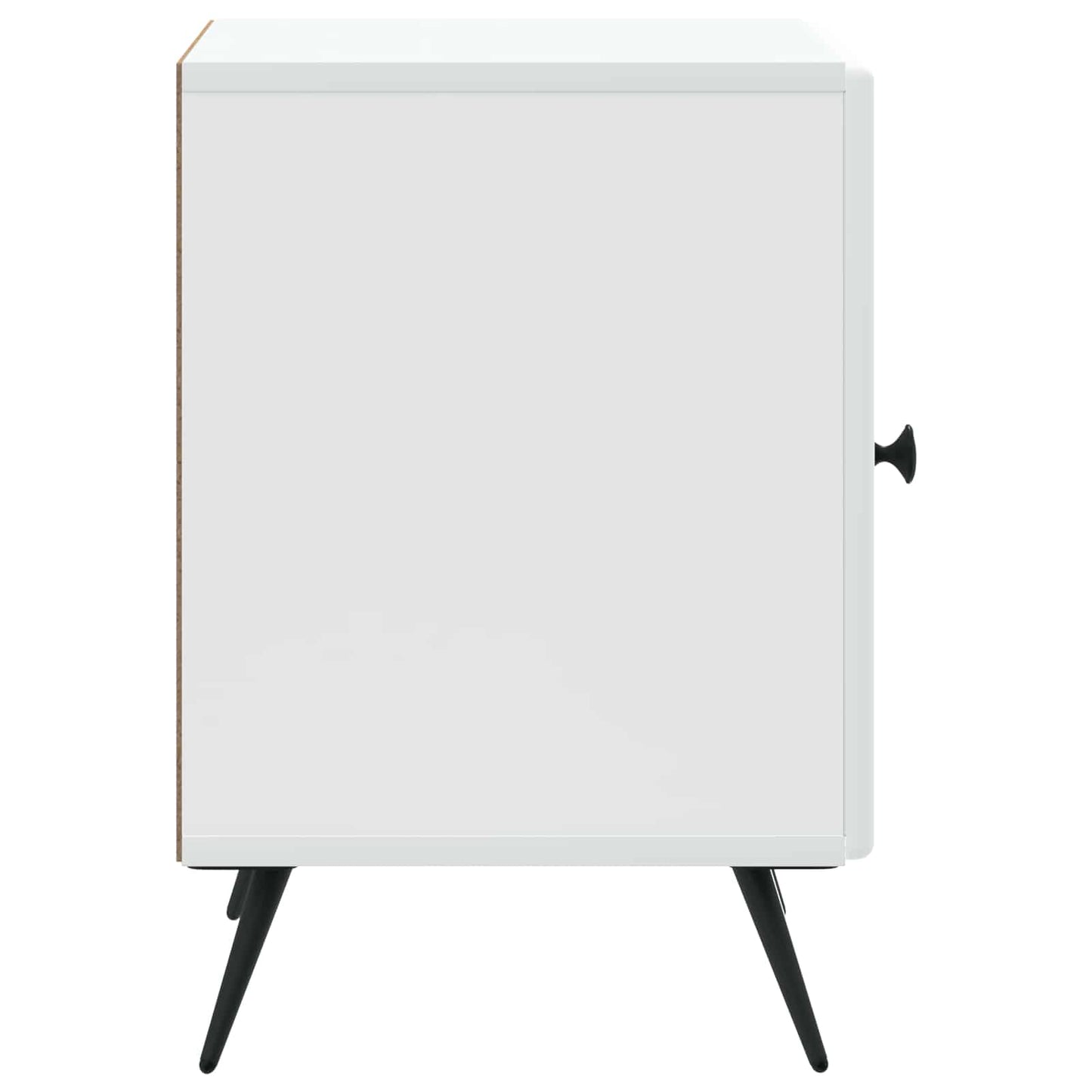 Nattbordskap Hvit 43 x 34,5 x 50 cm Konstruert tre